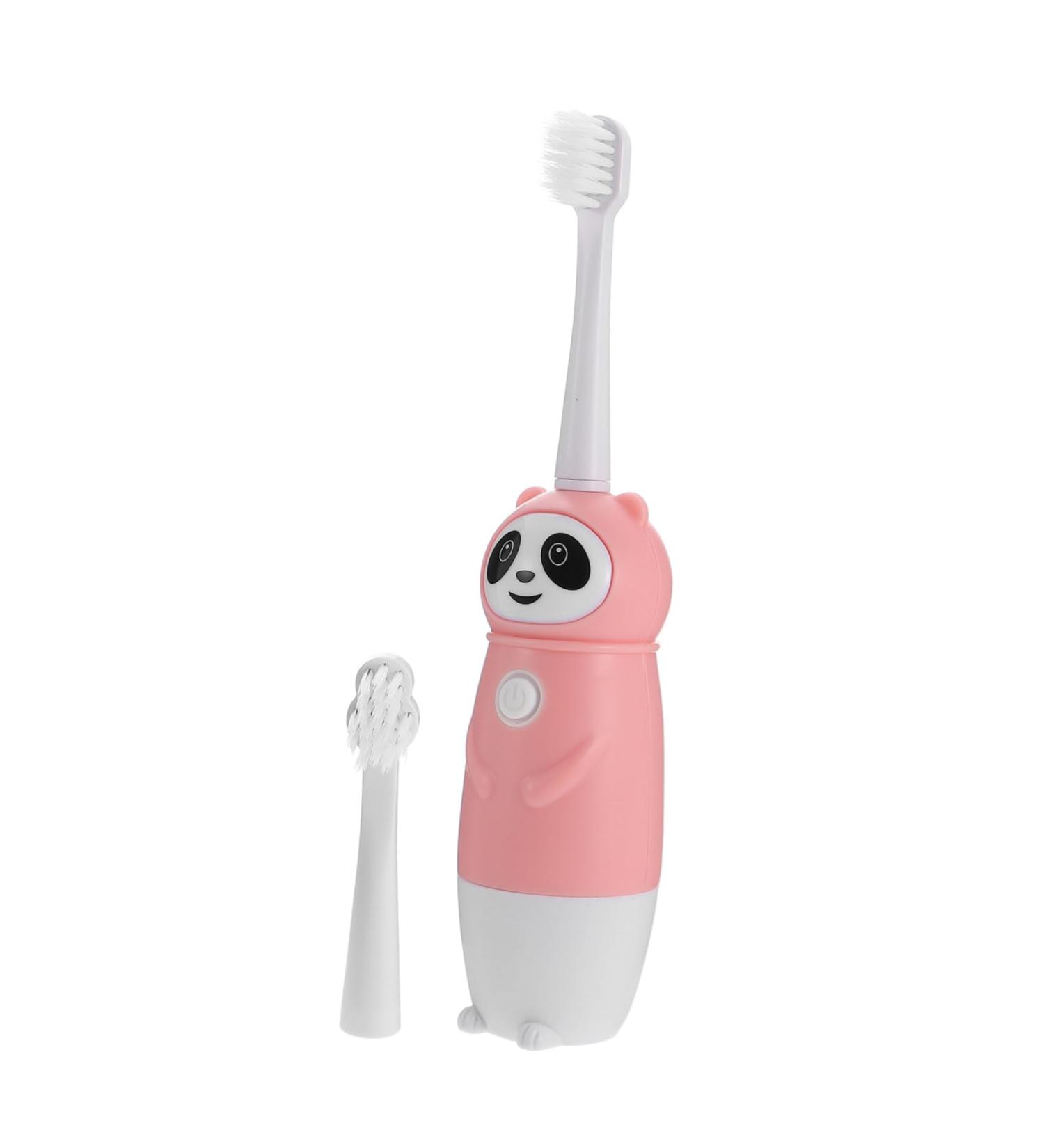 Beavorty Electric Toothbrush for Children - Automatic Cartoon Tooth Cleaning Brush (1 Pack Pink) | Safe & Fun Oral Care - Buy Online on GoSupps.com