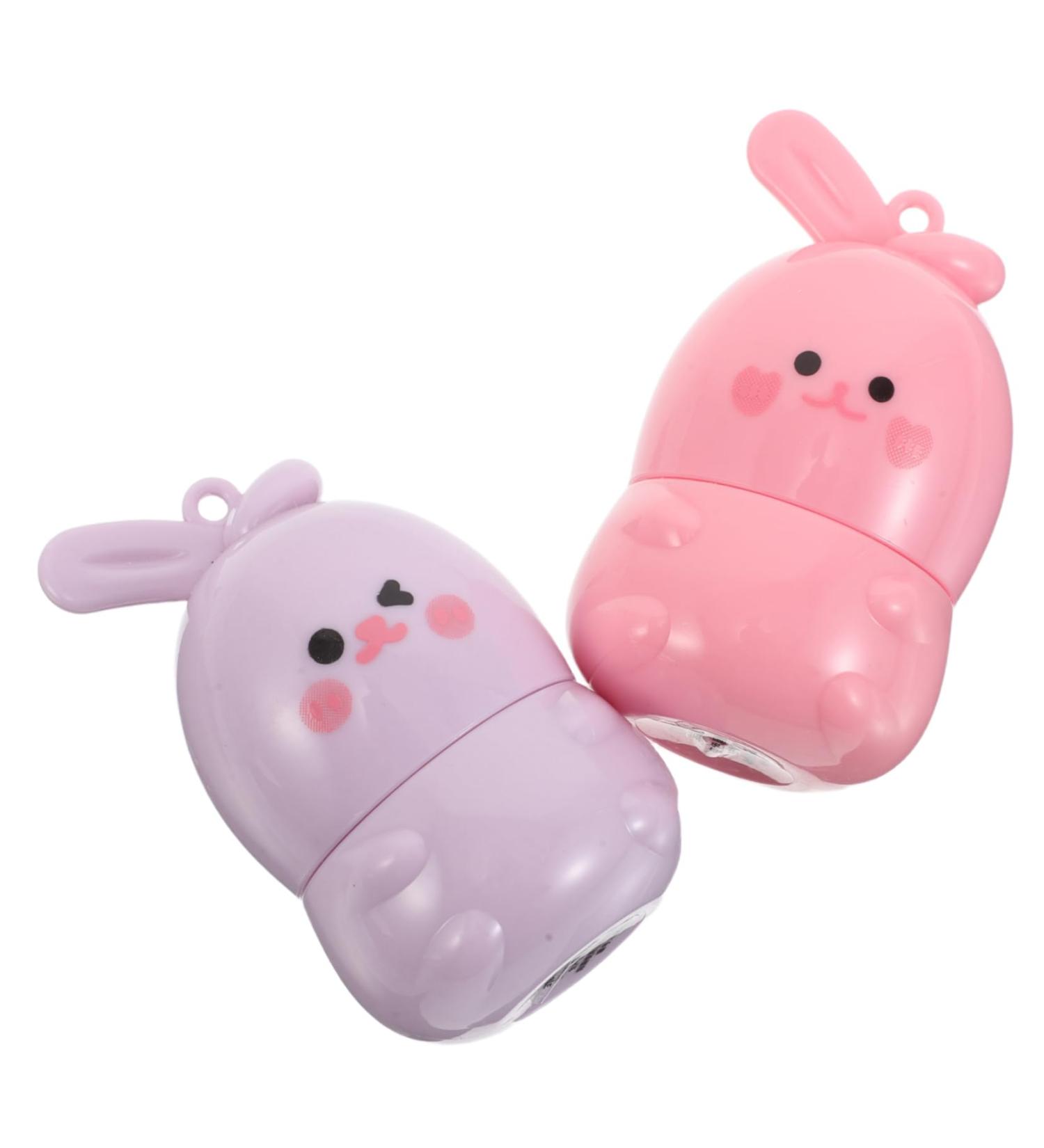 LRXIYODE 2 Pieces Bunny Design Color Changing Lip Balm Hydrating & Moisturizing Lipstick Nourishing Lip Care for Teen Girls Birthday Party Favors - Buy Online on GoSupps.com