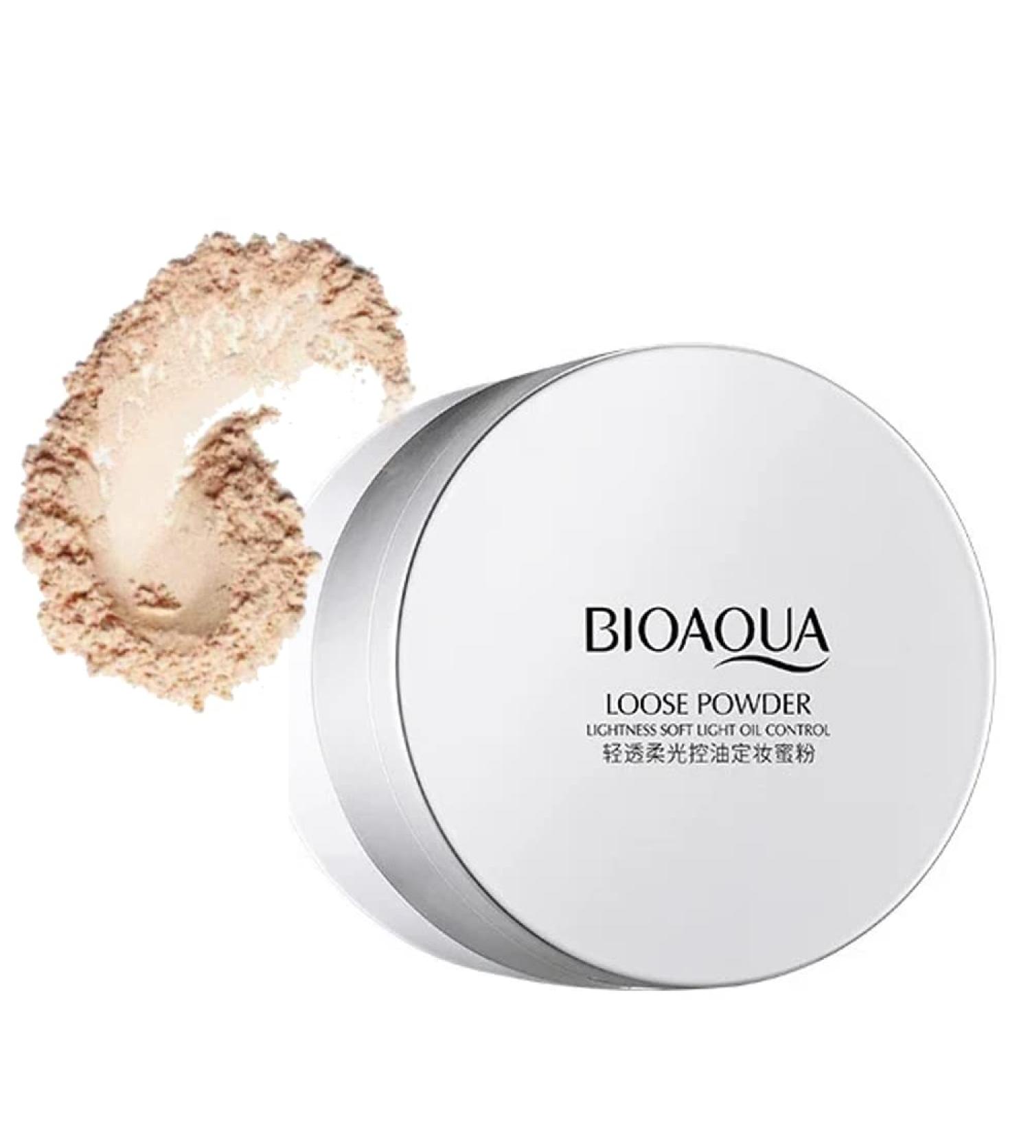 BIOAQUA Lightness Soft Loose Powder | Oil Control & Blemish Repair Makeup | 3 Light Skin Tone Options - 15g - Buy Online on GoSupps.com