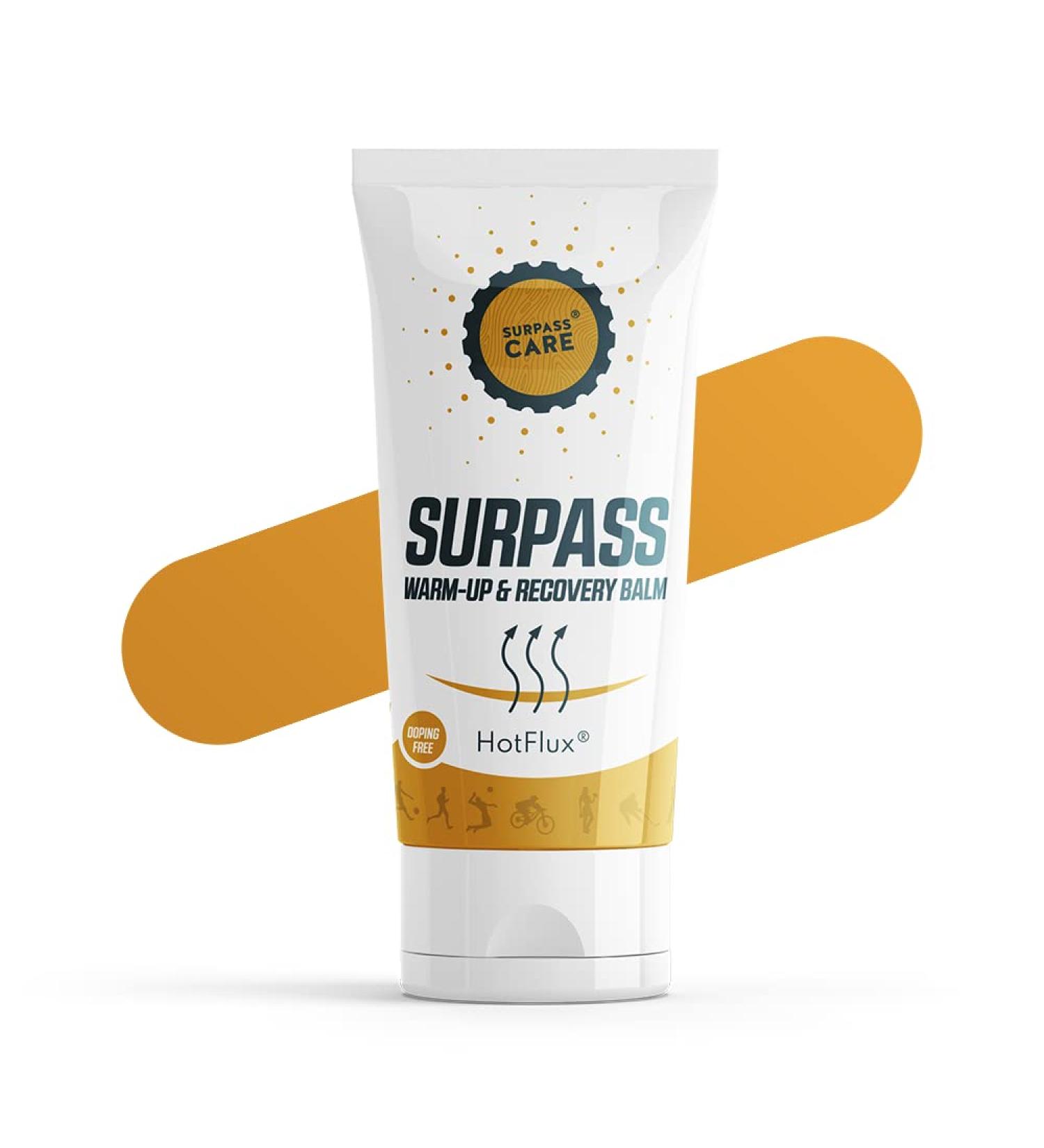 Surpass Athlete Warm-up & Recovery Balm | Boost Muscle Warmth & Circulation | Enhanced Performance Rub | Ideal Pre & Post Workout (6.76oz) - Buy Online on GoSupps.com