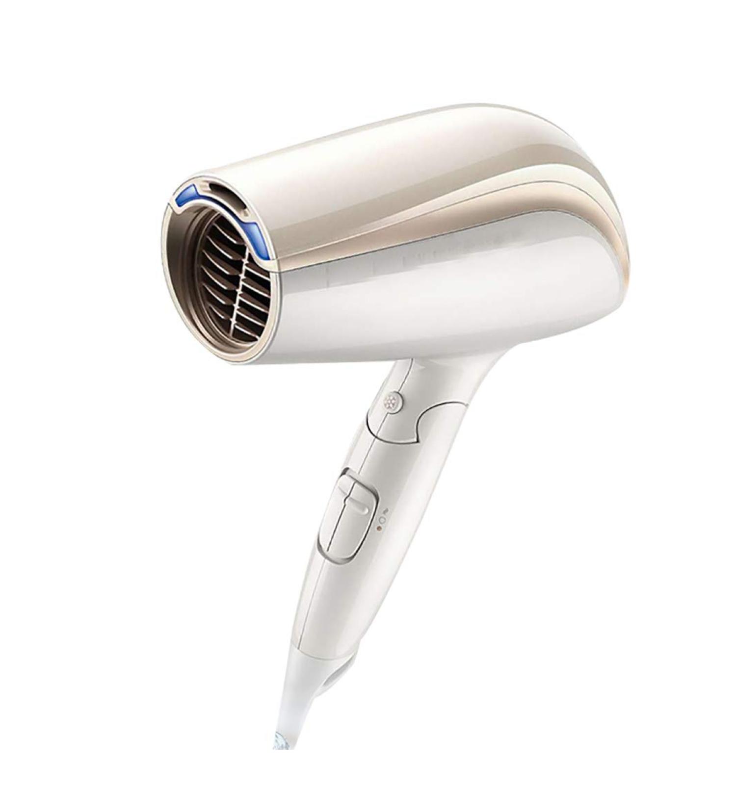 Professional salon hair dryer powerful 1600W high power compact travel hair dryer ion silent hair dryer (with air nozzle attachment)-SHPEHP-LightGold - Buy Online on GoSupps.com