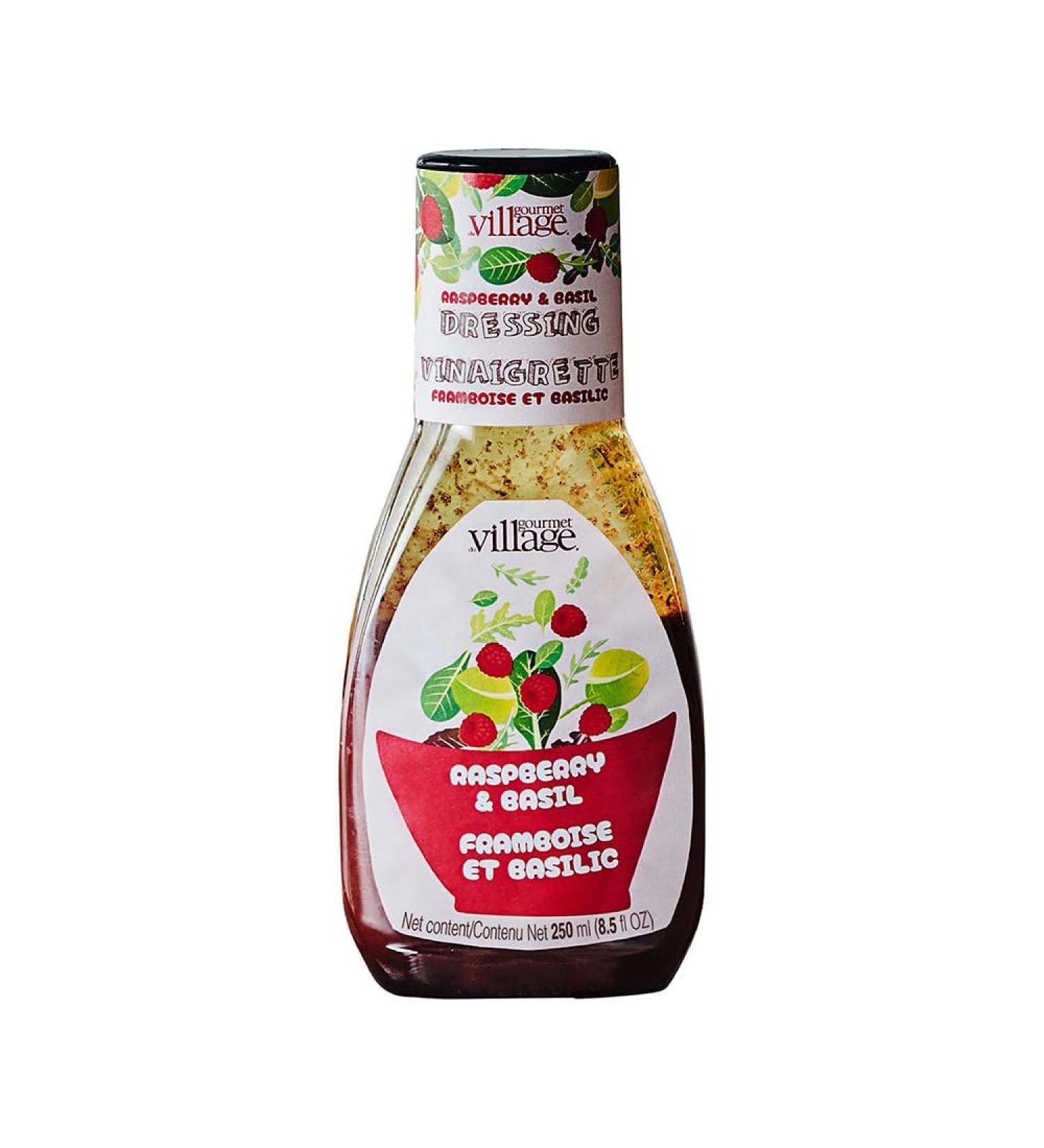 Gourmet du Village Salad Dressing - Raspberry & Basil - Buy Online on GoSupps.com