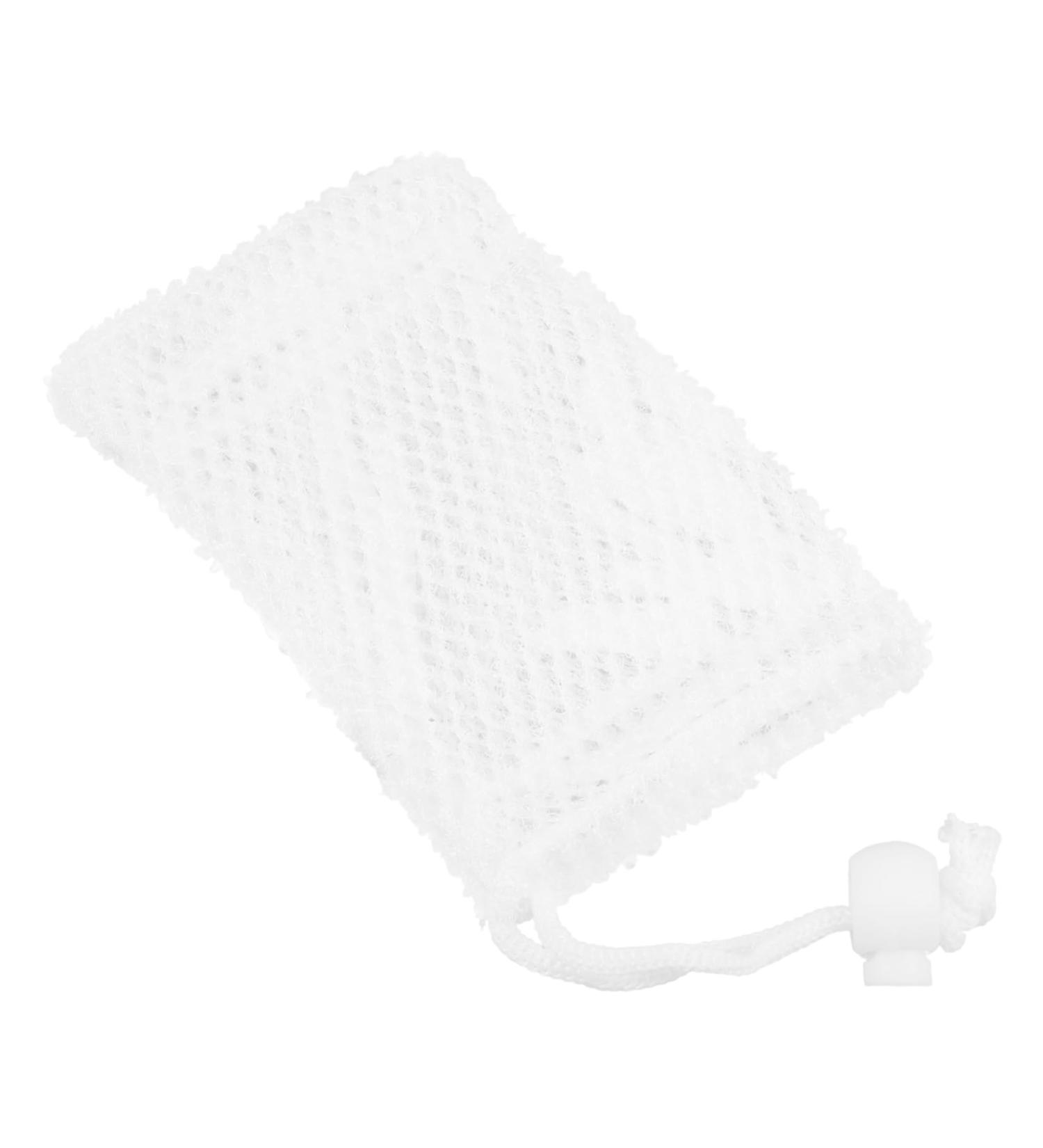 BELLIFFY 1pc Soap Loofah Sponge Bath Scrubber Body Scrub Sponge Shower Net Soap Storage Nylon - Buy Online on GoSupps.com