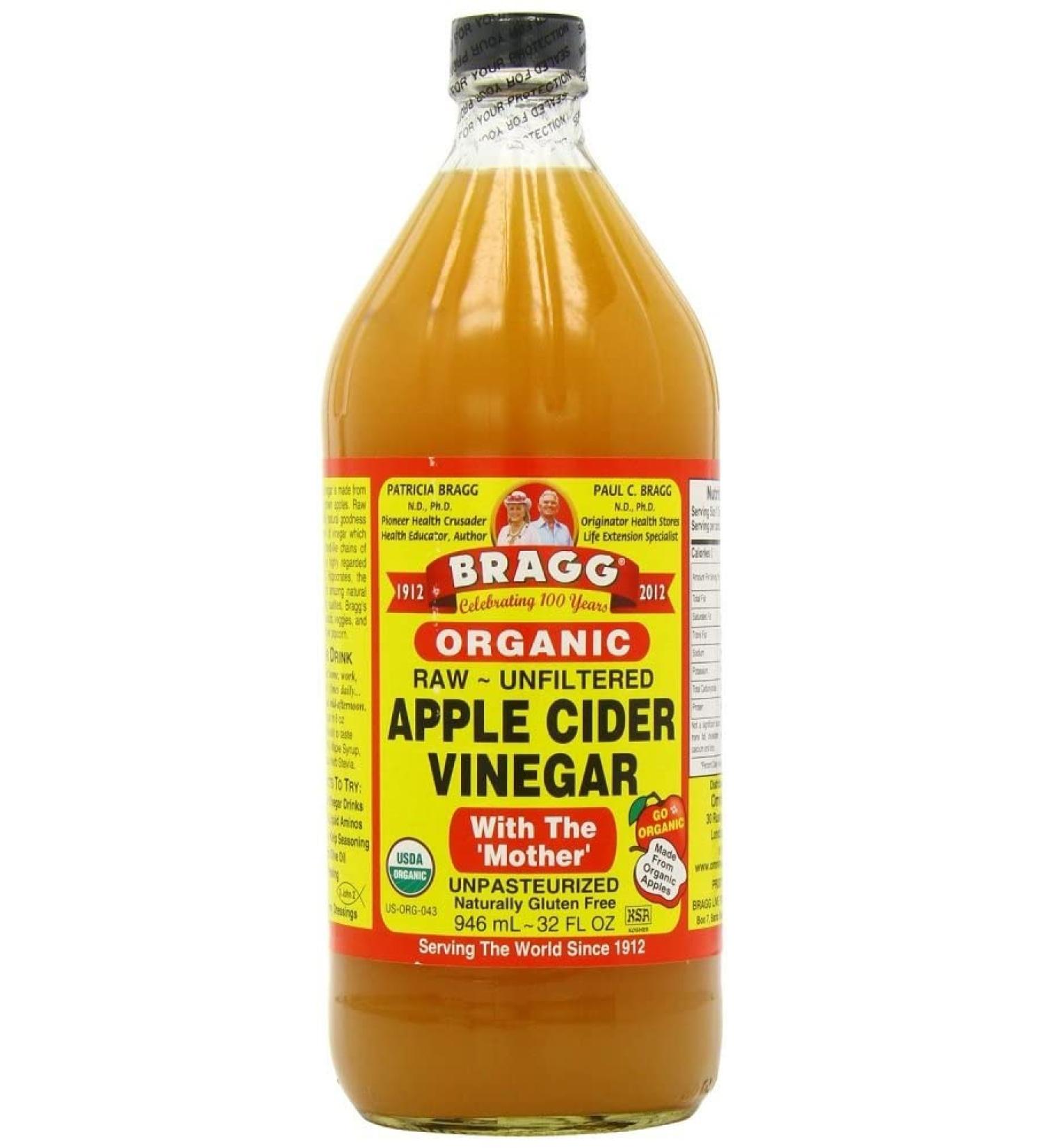 Bragg Organic Raw Apple Cider Vinegar 32 Ounce (2 Units)