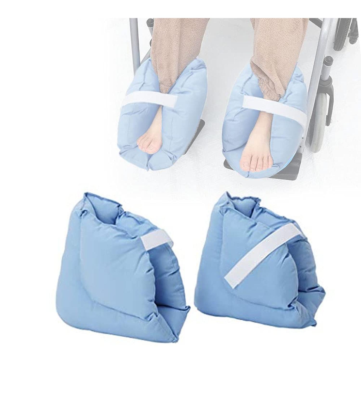 Foot Pillow Heel Cushions Protectors for Pressure Sore & Ulcer Relief - One Pair - Buy Online on GoSupps.com
