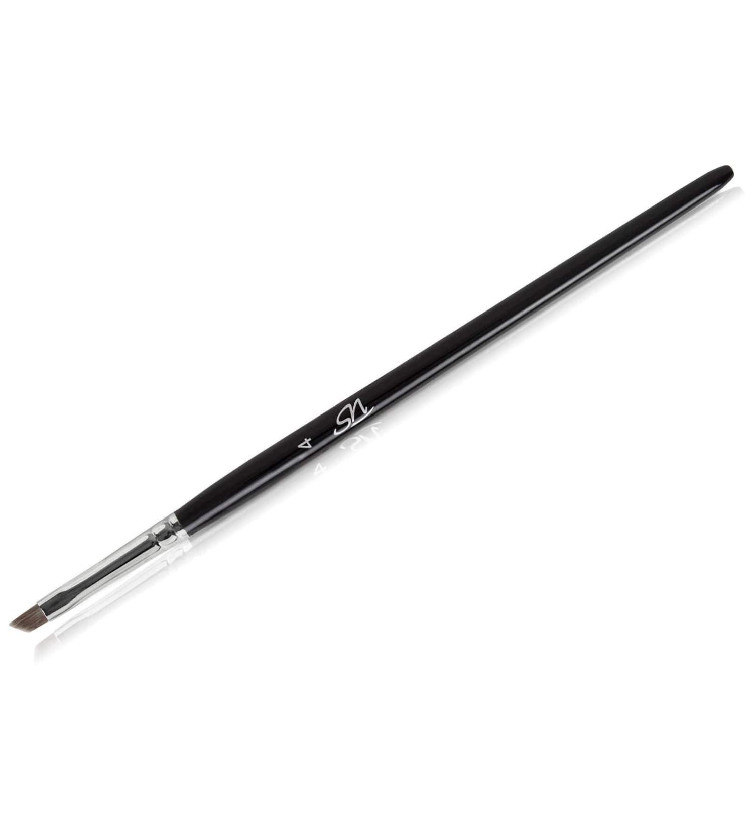 SN Nail Design Professional Slanted Gel Brush - Size 4 French Nail Art & One Stroke Brush for Perfect Gel Nails - Buy Online on GoSupps.com