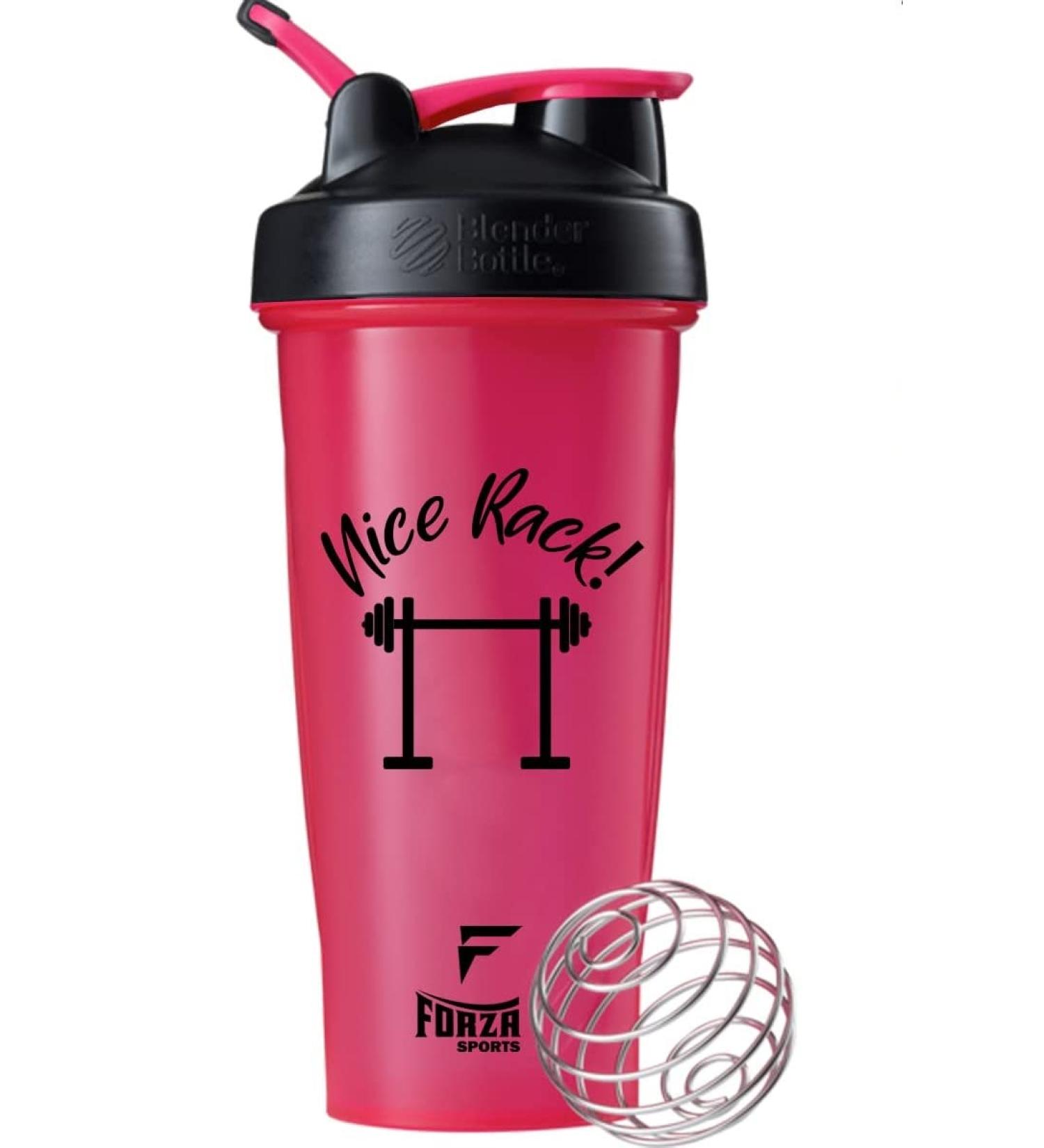 Blender Bottle x Forza Sports Classic 28 oz. Shaker - Pink | Nice Rack Design - Buy Online on GoSupps.com