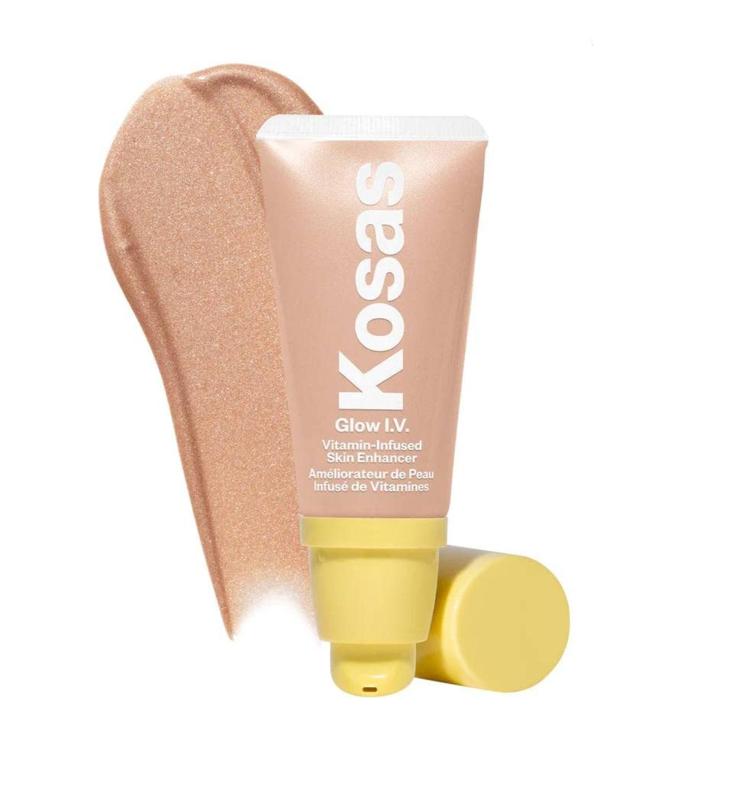 Kosas Glow I.V. - Vitamin-Infused Skin Illuminating Enhancer Illuminate 1 Ounce Illuminate (Light Medium Champagne) 1 Ounce (Pack of 1)