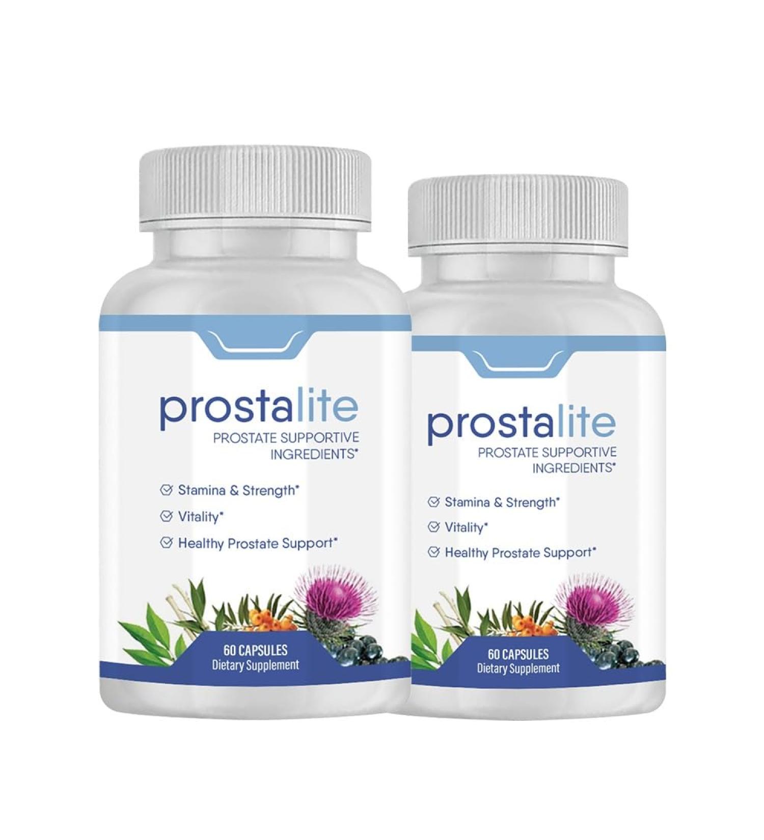 (2 Pack) Prostalite - Prostalite Capsules - Prostalite Advanced for Men and Women (120 Capsules - 2 Month Supply)
