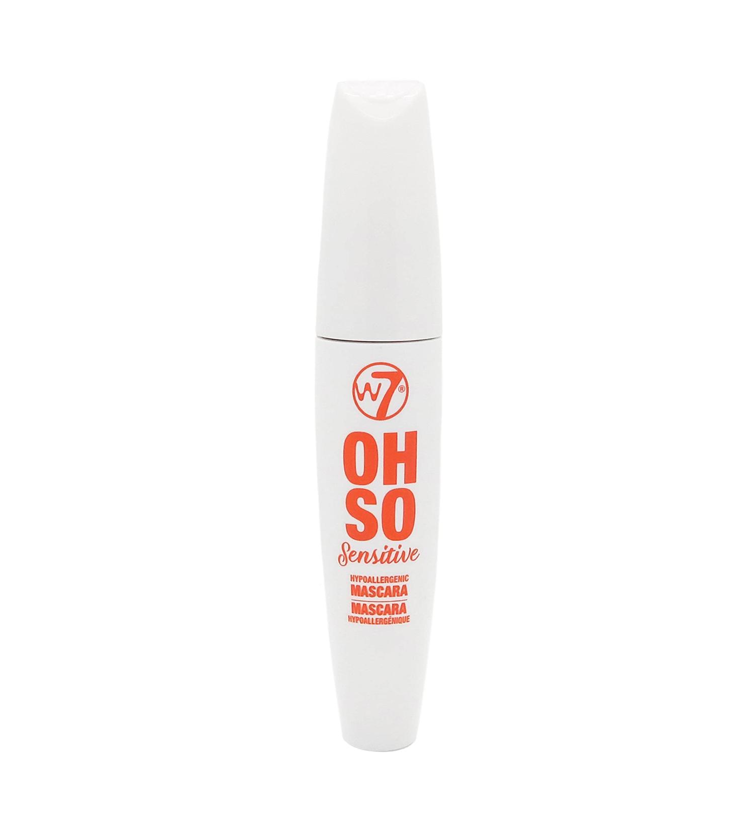 W7 Oh So Sensitive Hypoallergenic Mascara - Black Vegan Formula with Vitamin E for Sensitive Eyes - Buy Online on GoSupps.com
