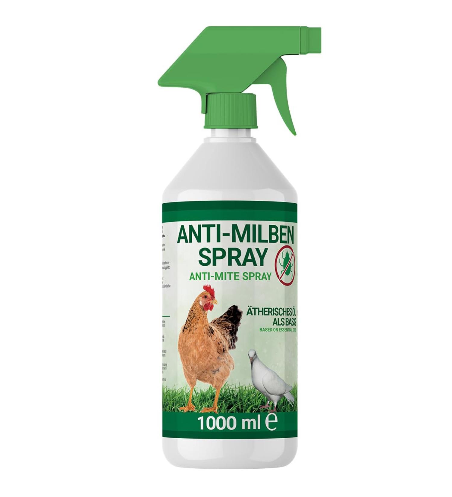 1000ml Mite Spray for Poultry - Effective Parasite Control for Chickens & Birds | Immediate & Long-Term Protection - Buy Online on GoSupps.com