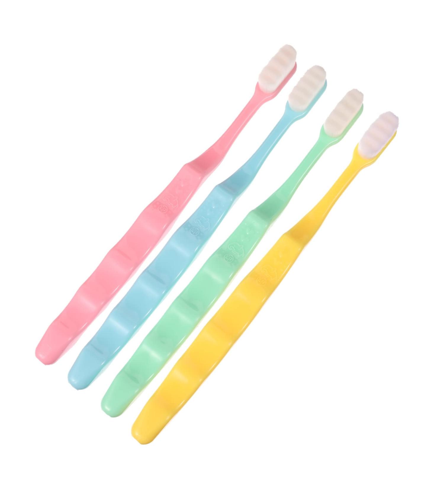 Anneome 4-Piece Wangan Hair Toothbrush Set - Super Soft Micro-Nano Toothbrushes for Gentle Oral Care & Travel - Coal Bristles for Thorough Cleaning - Buy Online on GoSupps.com