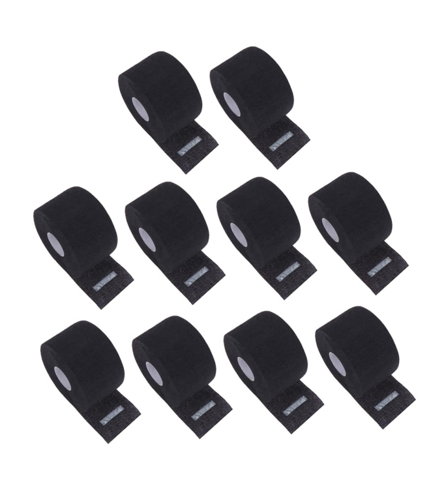 KALLORY 10pcs Hairdressing Neck Paper Stretchy Paper Neck Band Stretchy Neck Bands Disposable Scarf - Buy Online on GoSupps.com