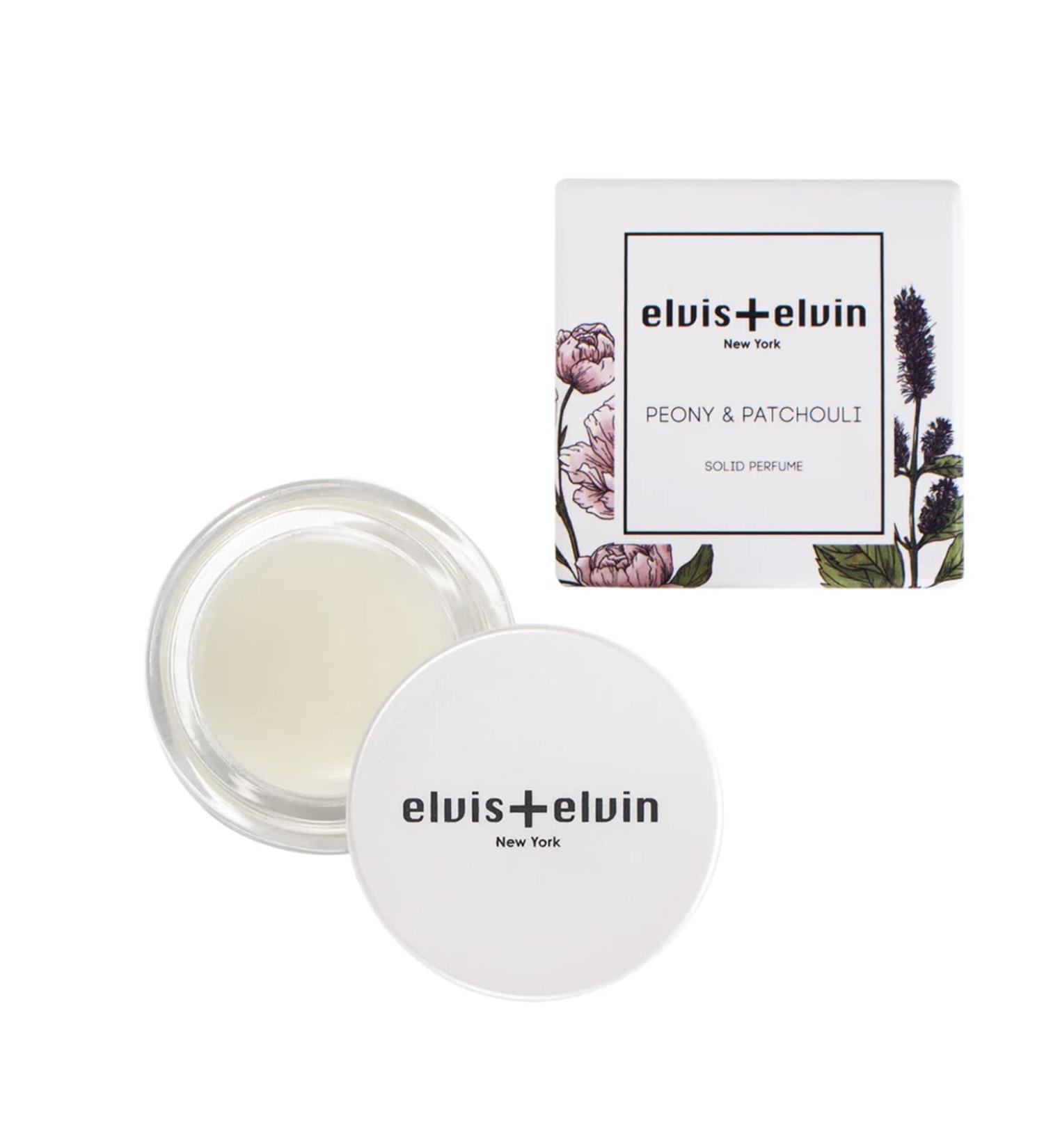 elvis+elvin solid perfume natural fragrance for women and man (Peony & Patchouli)