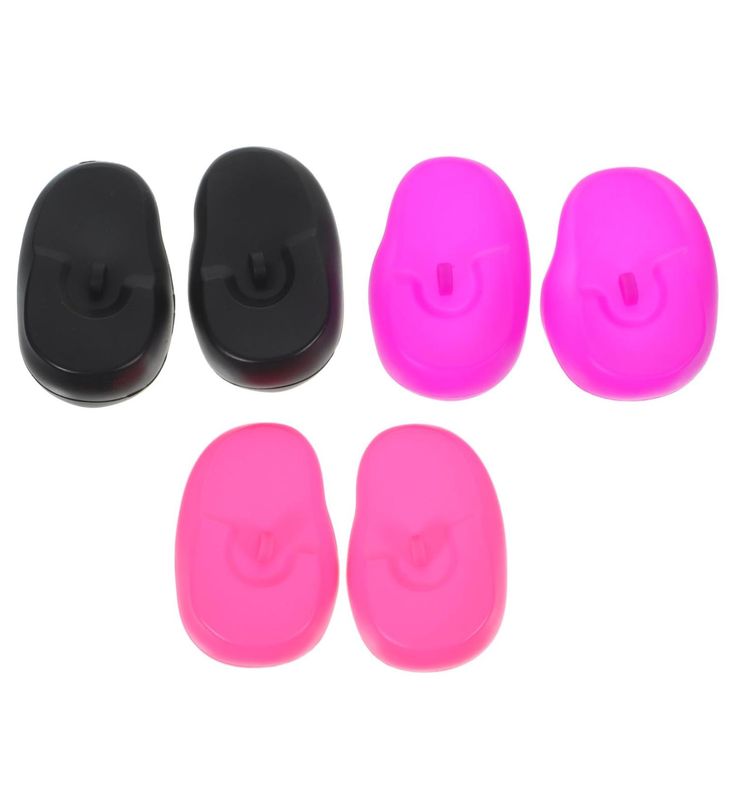 NOLITOY Silicone Earbud Covers - 3 Pairs for Shower & Heat Protection | Disposable Ear Covers & Earmuffs - Hair Accessories M - Buy Online on GoSupps.com