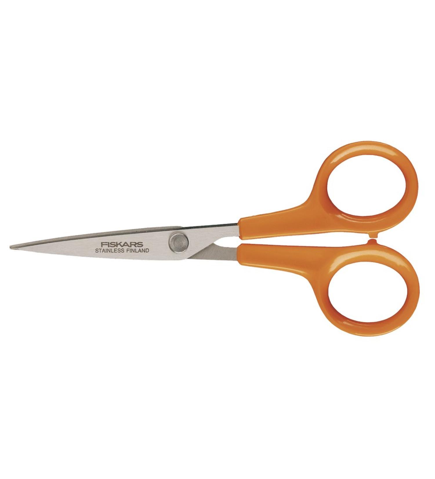 Fiskars Classic Micro-Tip Needlework  Metal  Orange  5.9 x 1.2 x 12.6 cm - Buy Online on GoSupps.com