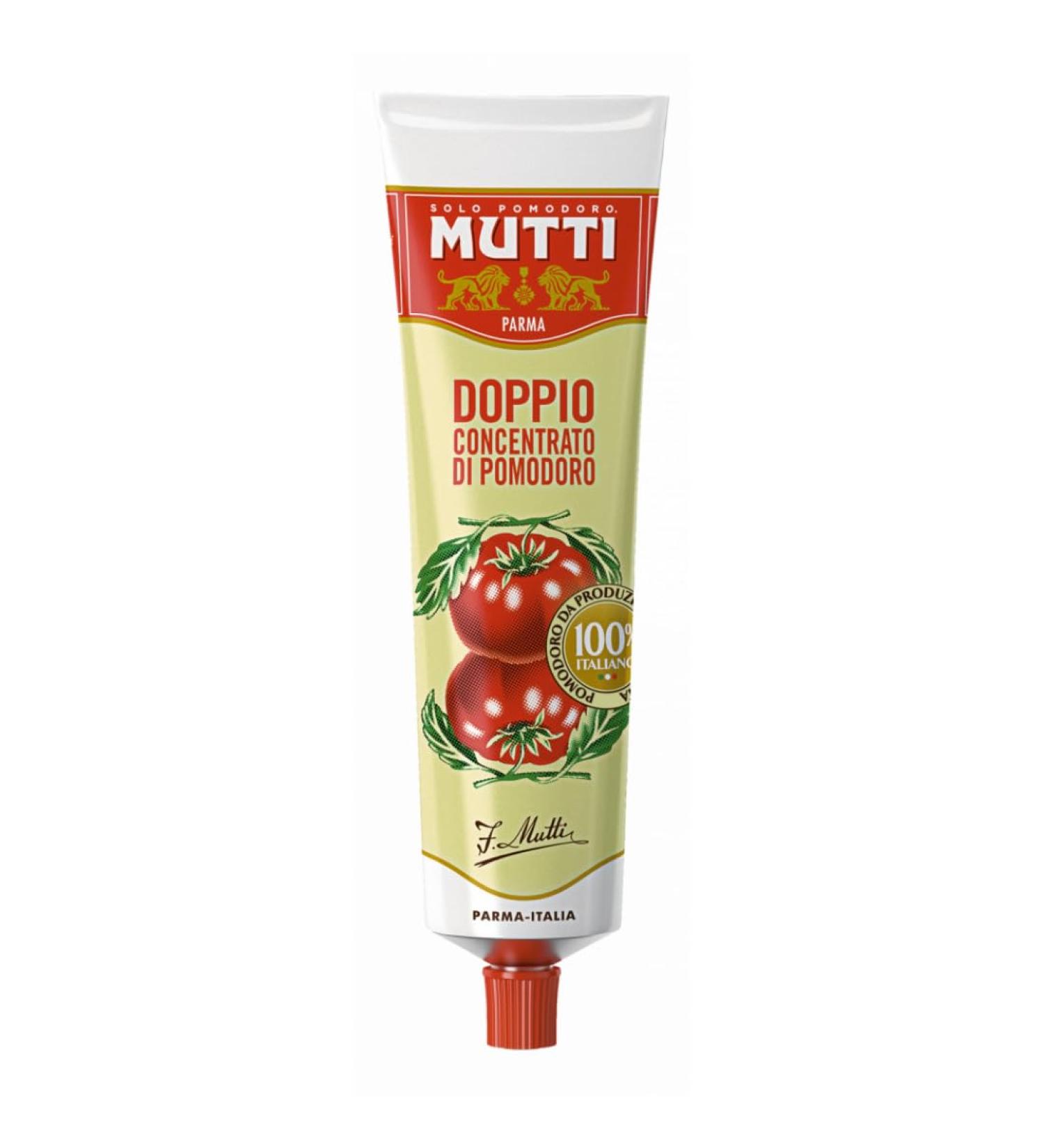 Mutti Doppio Concentrato di Pomodoro tomato paste puree 130 Grams