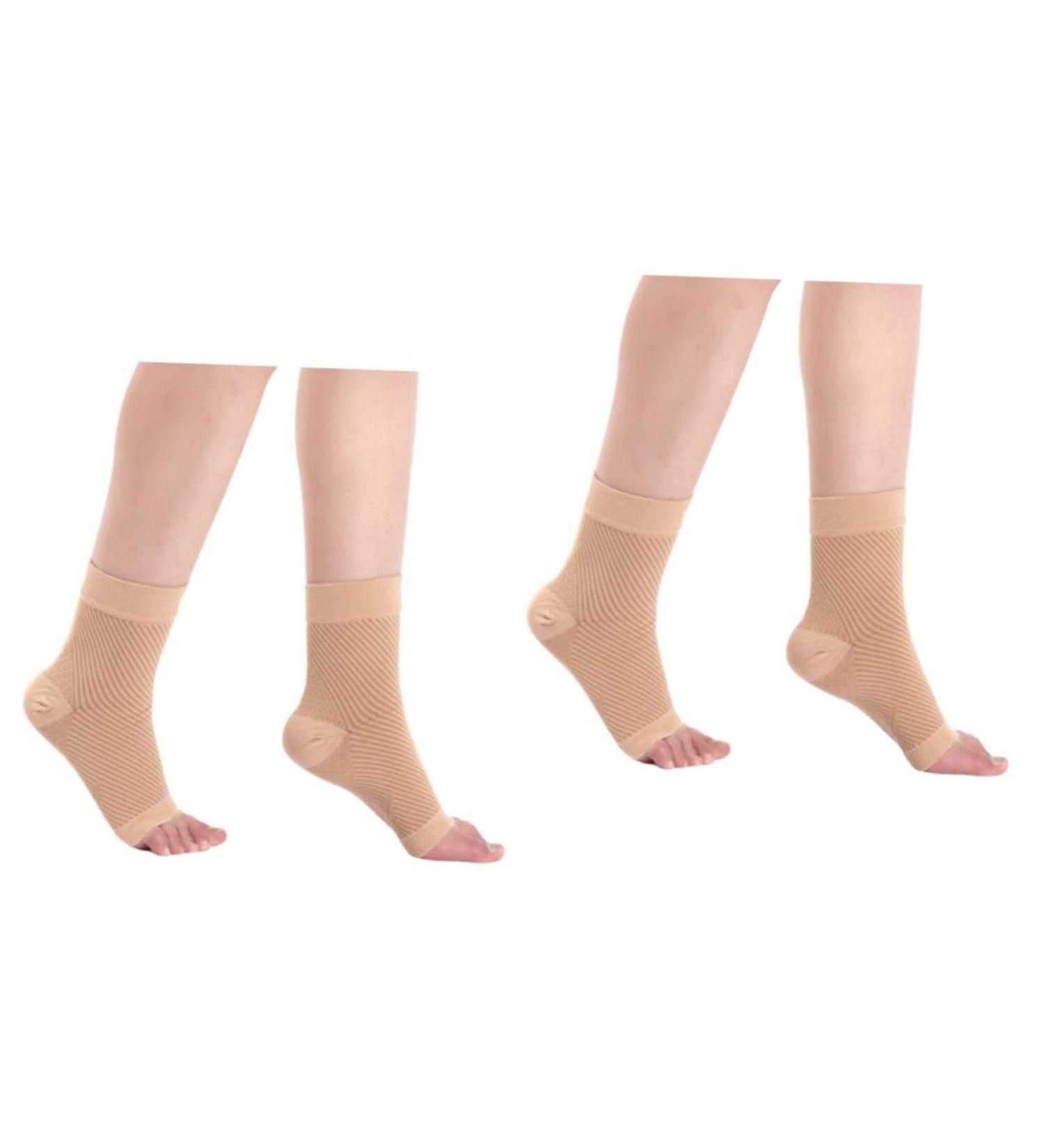 FRCOLOR Ankle Support Socks - 2 Pairs Compression & Plantar Socks for Sports | International Shipping - Buy Online on GoSupps.com