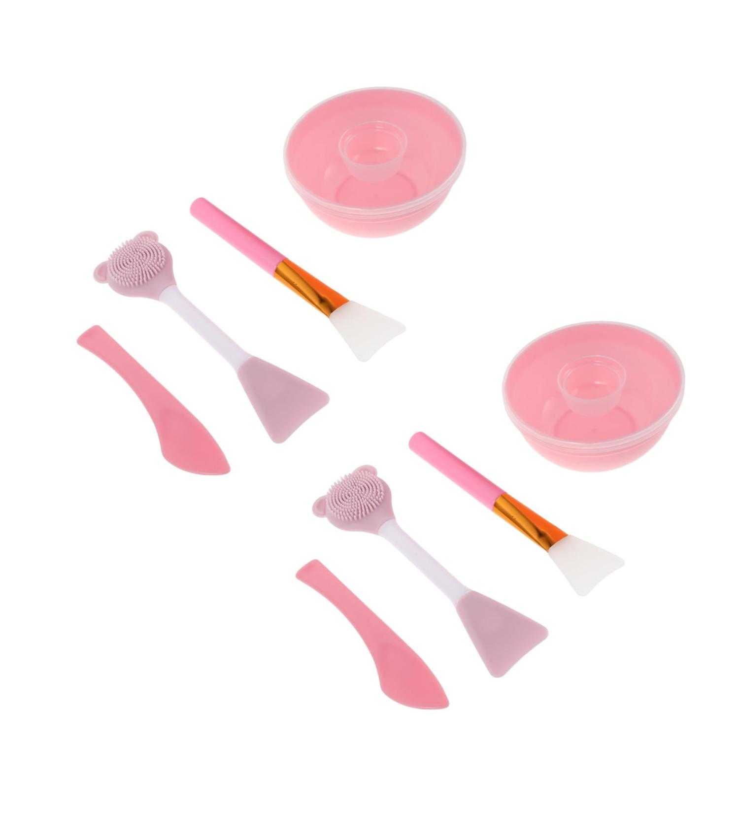 ERINGOGO 3 Ensembles Bol Masque Silicone Brosse Double T te Silicone Ours pour M lange et Application de Masques Kit Portable de Soins pour Peau Rose - Buy Online on GoSupps.com