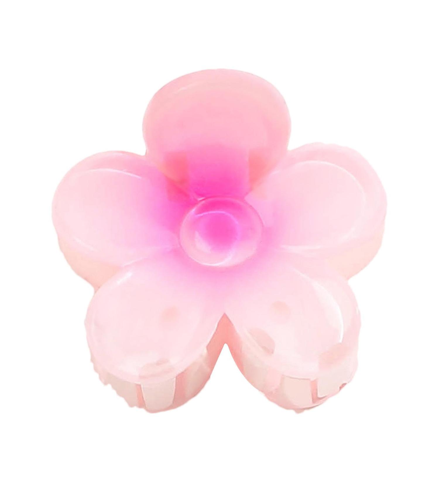 Hair Clips Flower | Hawaiian Flower Cute Hair Clip Strong Hold Hair Clips Flower Hair Accessories For Women & Girls For Thick & Thin Hair Gradient pink and purple - Buy Online on GoSupps.com