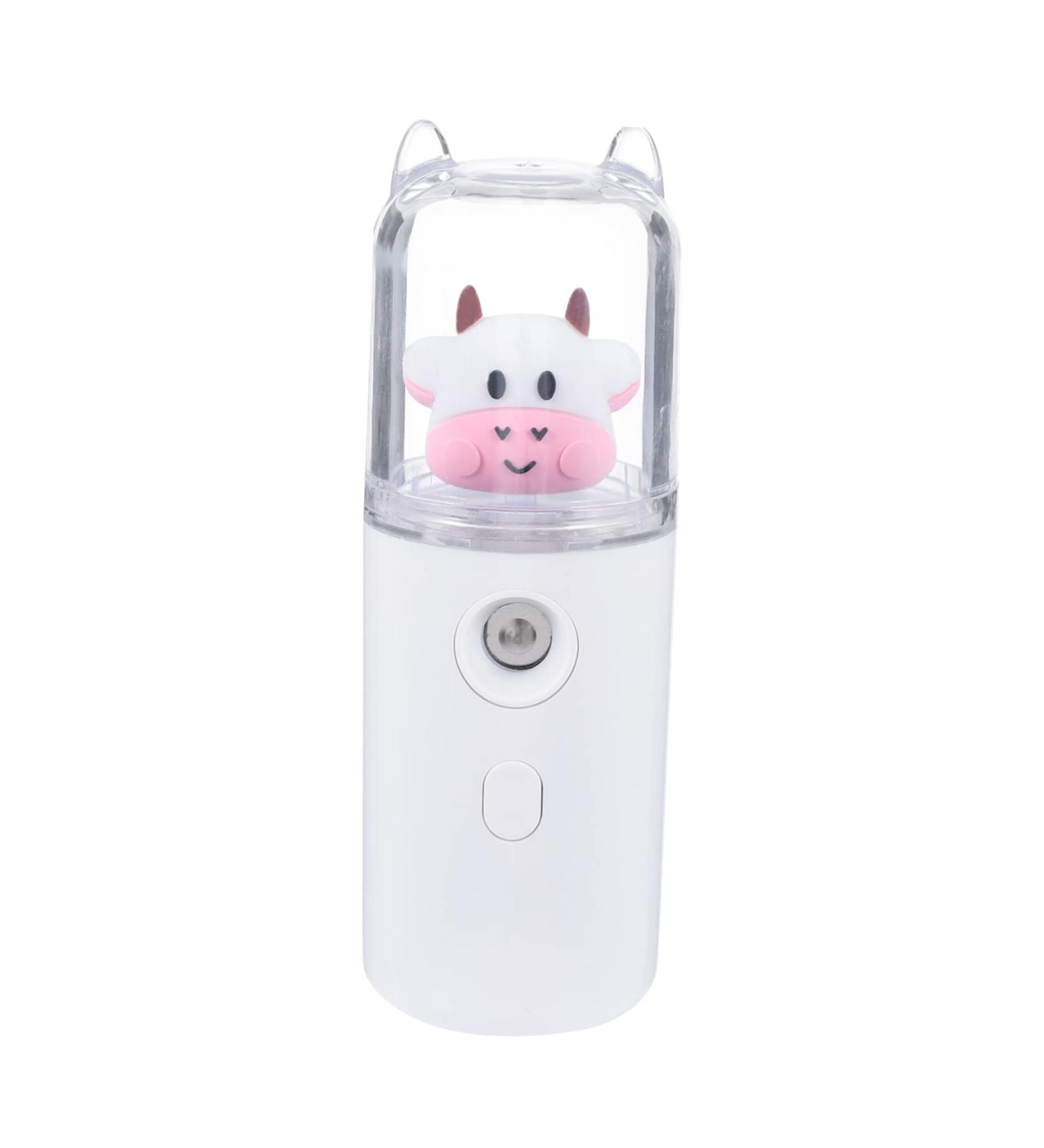 minkissy Portable Hydrating Facial Mister Small Humidifier for Skin Care Cool Nano Mist Sprayer Cartoon Design for Daily Hydration and Moisturizing The Go 3.8x3.8x10.8cm - Buy Online on GoSupps.com