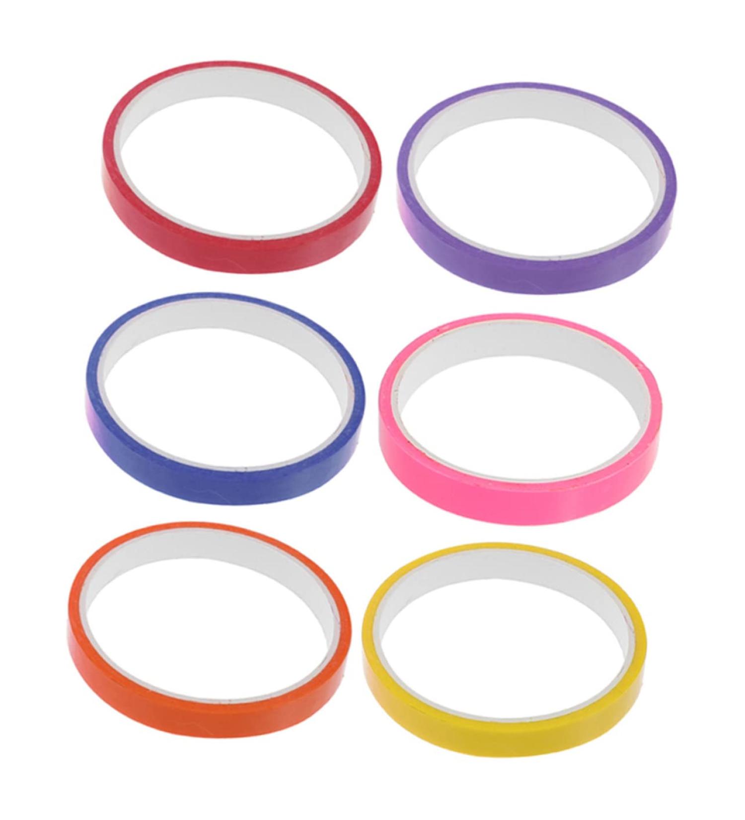 SHINEOFI 6 Rolls Sticky Ball Tape Gift Plastic Dedicated 2000X1.2CM Assorted Color - Buy Online on GoSupps.com
