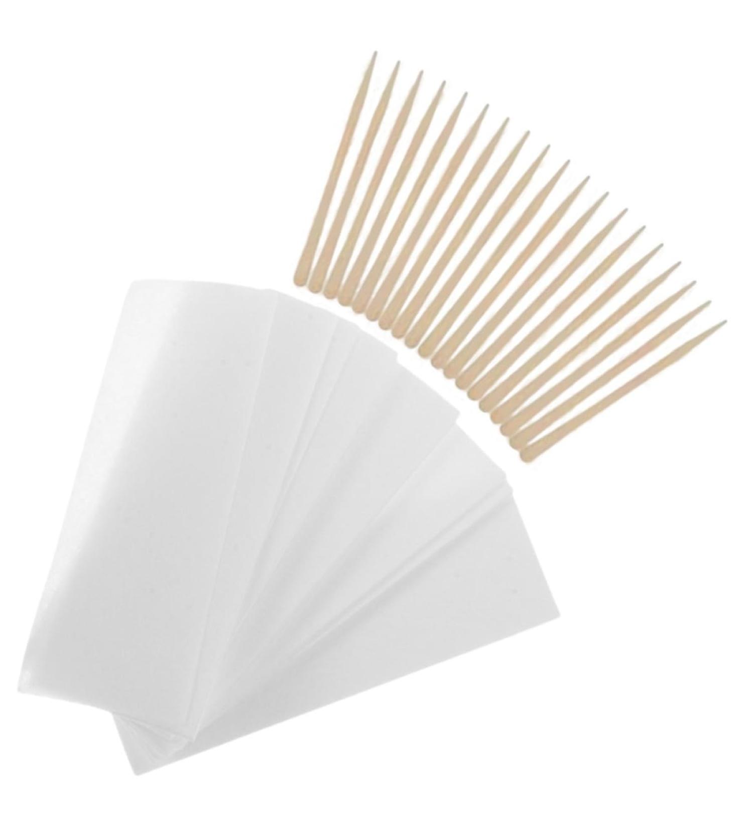 Minkissy Wax Strips for Hair Removal | Disposable Beeswax Body Waxing Set with Wet Wipes | Smooth Skin Solution - Buy Online on GoSupps.com