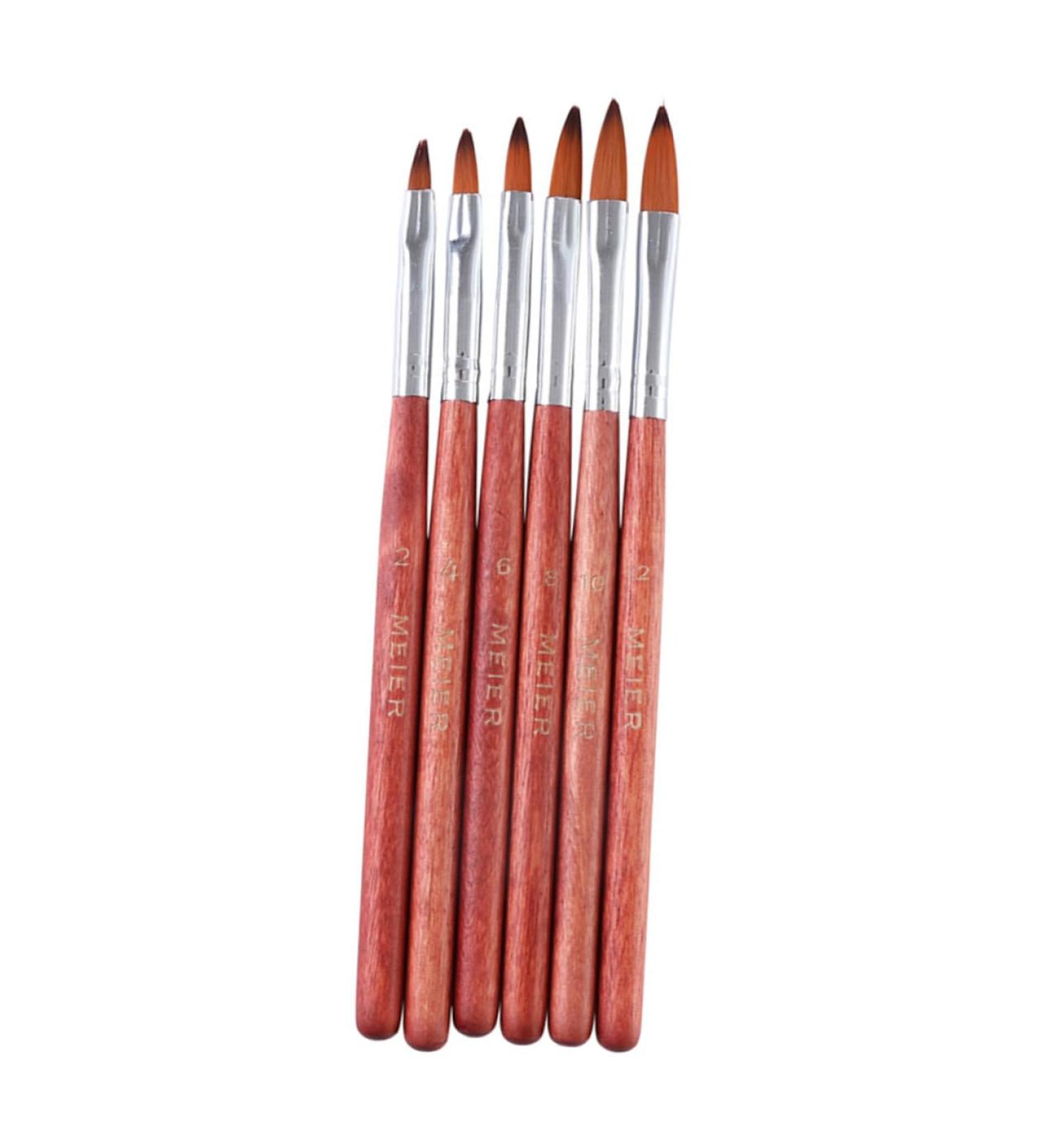 FRCOLOR Set of 6 Nail Care Products Nail Pen Strip Brush Nail Art Crystal Pens Nail Art Brush Tools for Painting Nails Nail Polish Nail Pen Brush Set - Buy Online on GoSupps.com