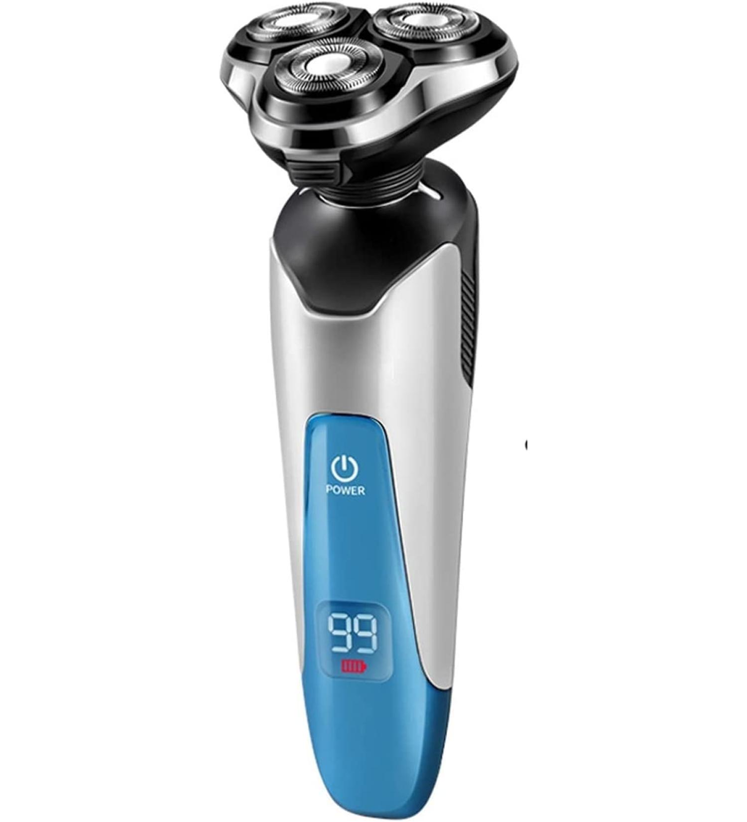 GeRRiT Electric Razor for Men - Waterproof Cordless Rotary Shaver with Beard Trimmer & LED Display - Perfect for Travel | USB Rechargeable - Buy Online on GoSupps.com