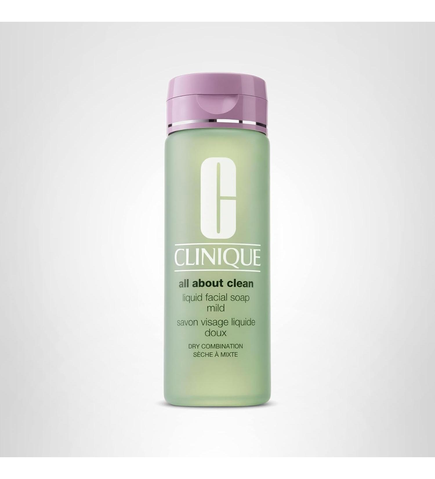 CLINIQUE Mild Liquid Facial Soap 6.7oz - Gentle Face Cleanser for Sensitive Skin - Buy Online on GoSupps.com