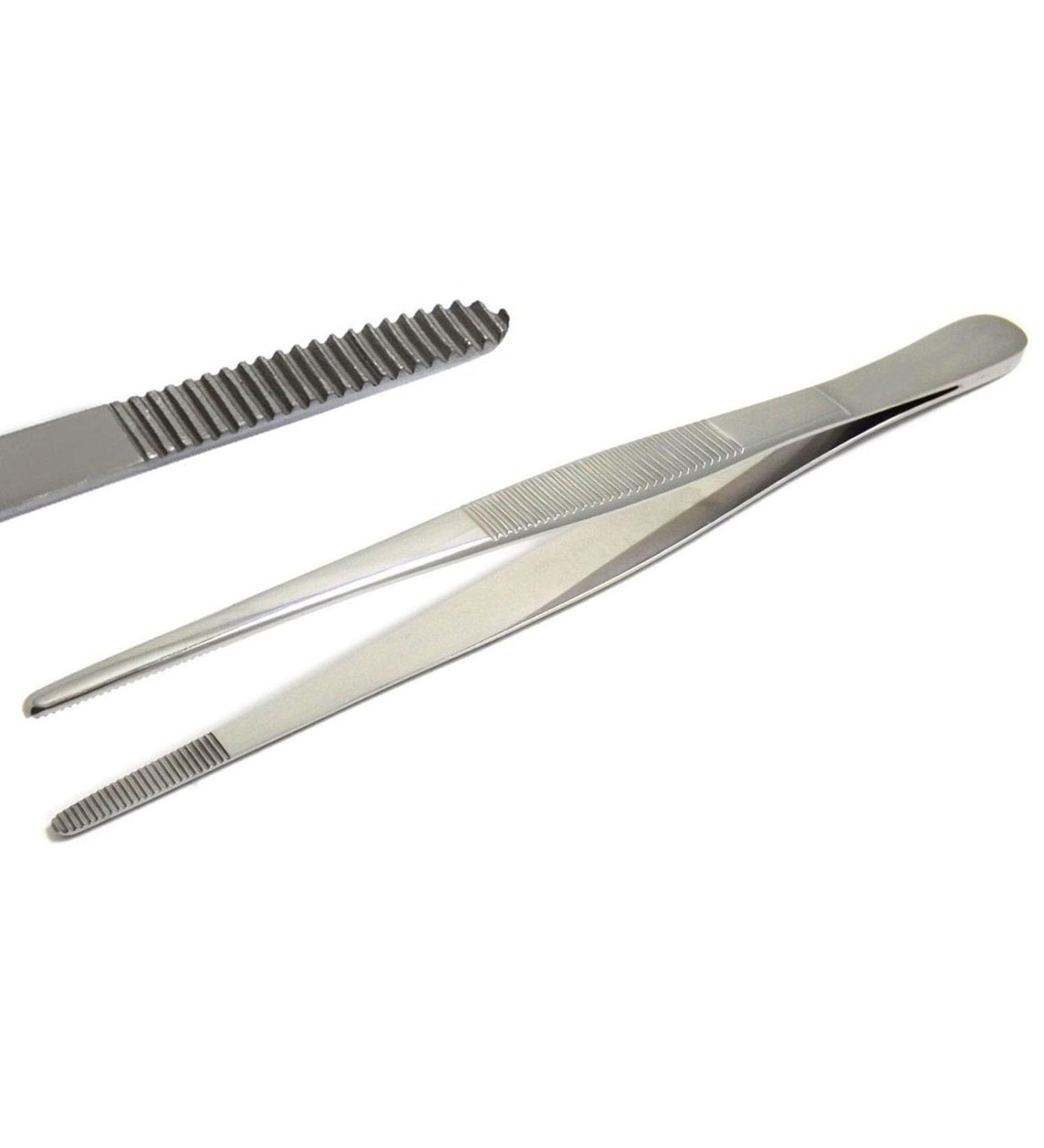 Professional surgical tweezers - medical care anatomical tweezers |Dentist tooth seams op surgical pliers (dressing twezer)