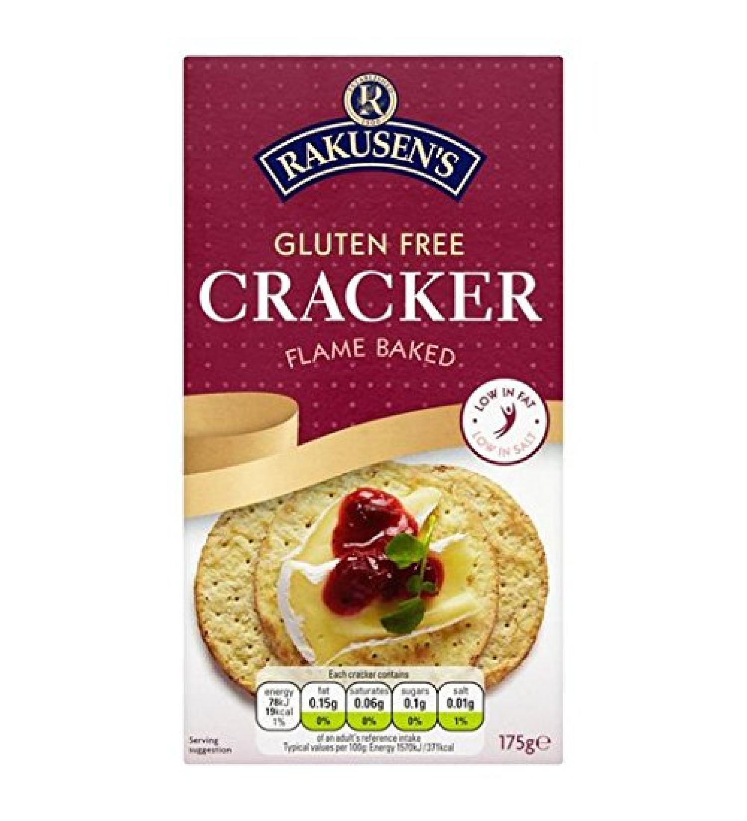 Rakusen's Crackers sans gluten 175 g