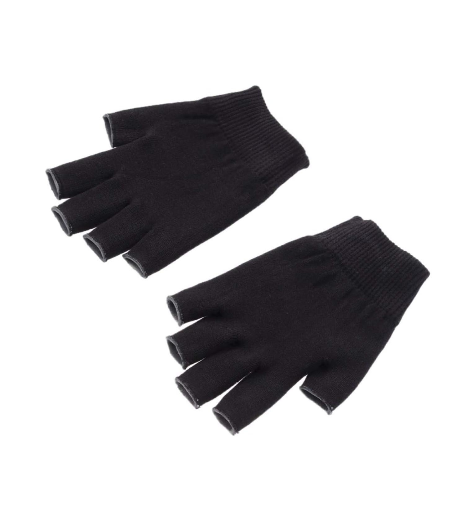 minkissy 1 Pair Black Fingerless Gloves Black Gel Spa Gloves Moisturizing Gloves Moisturizing Hand Gloves Whitening Glove Gel Gloves Mositurizing Fingerless Glove Apparel Simple - Buy Online on GoSupps.com