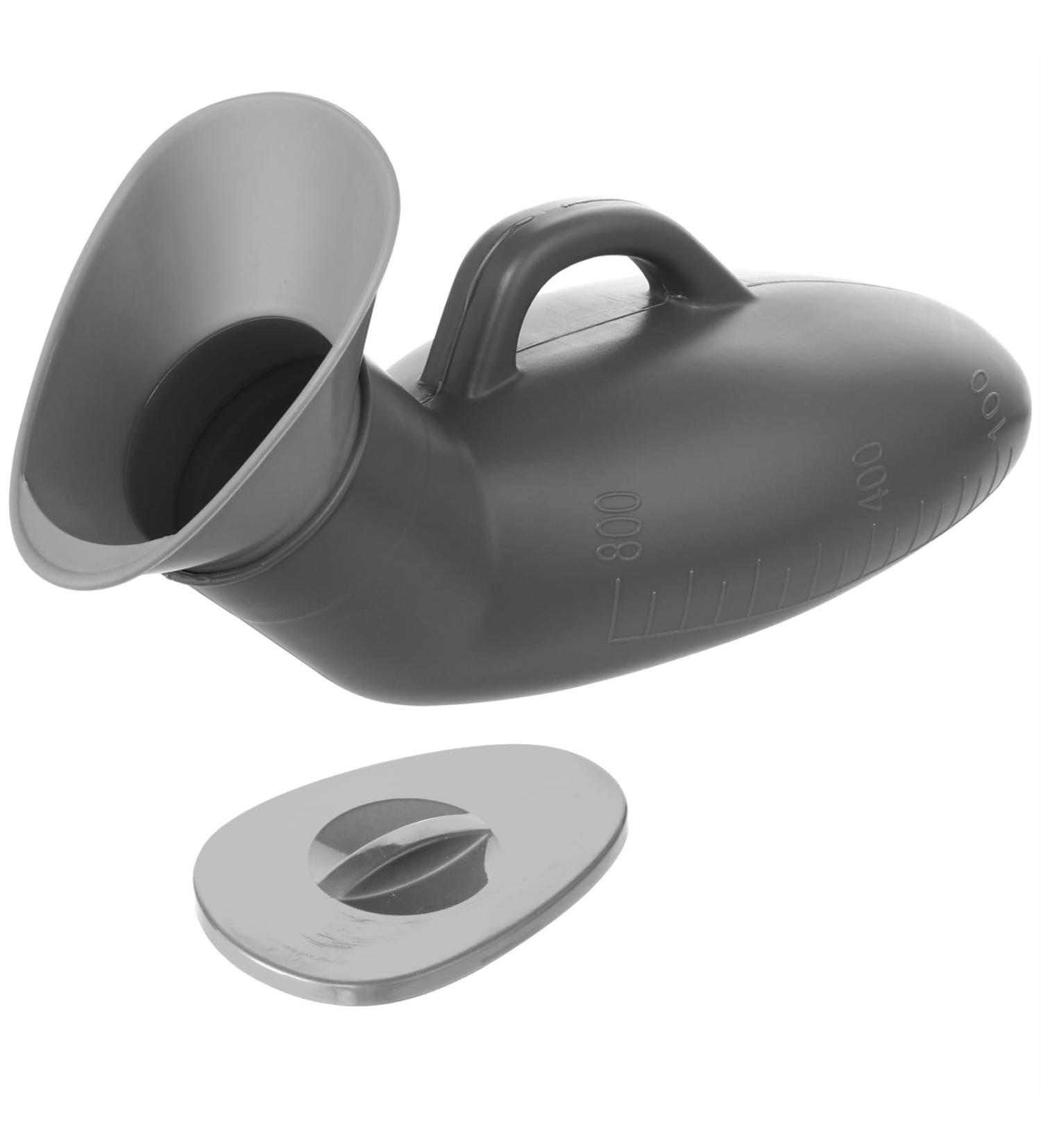 Urinal Bottle Urinals for Men 800ML Plastic Pee Bottle Portable Male Urinals with Spill Proof Lid for Travel Emergency and Hospital - Buy Online on GoSupps.com