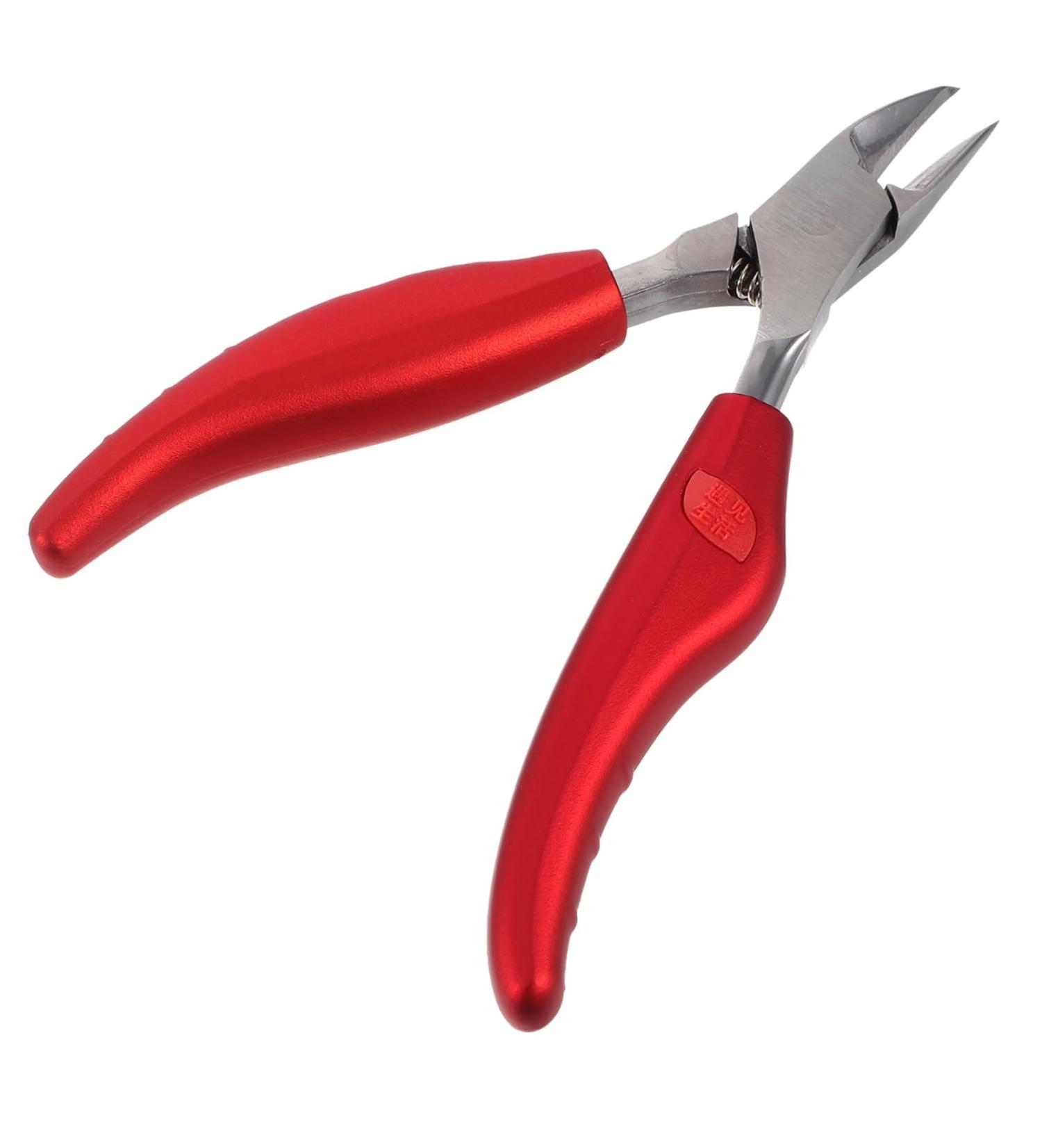 minkissy Hawk Mouth Pliers Dead Skin Clipper Cuticle Manicure Nail Tool Cuticle Scissor Manicure Pedicure Nail Scissors Handle Rubber and Plastic Cosmetic - Buy Online on GoSupps.com