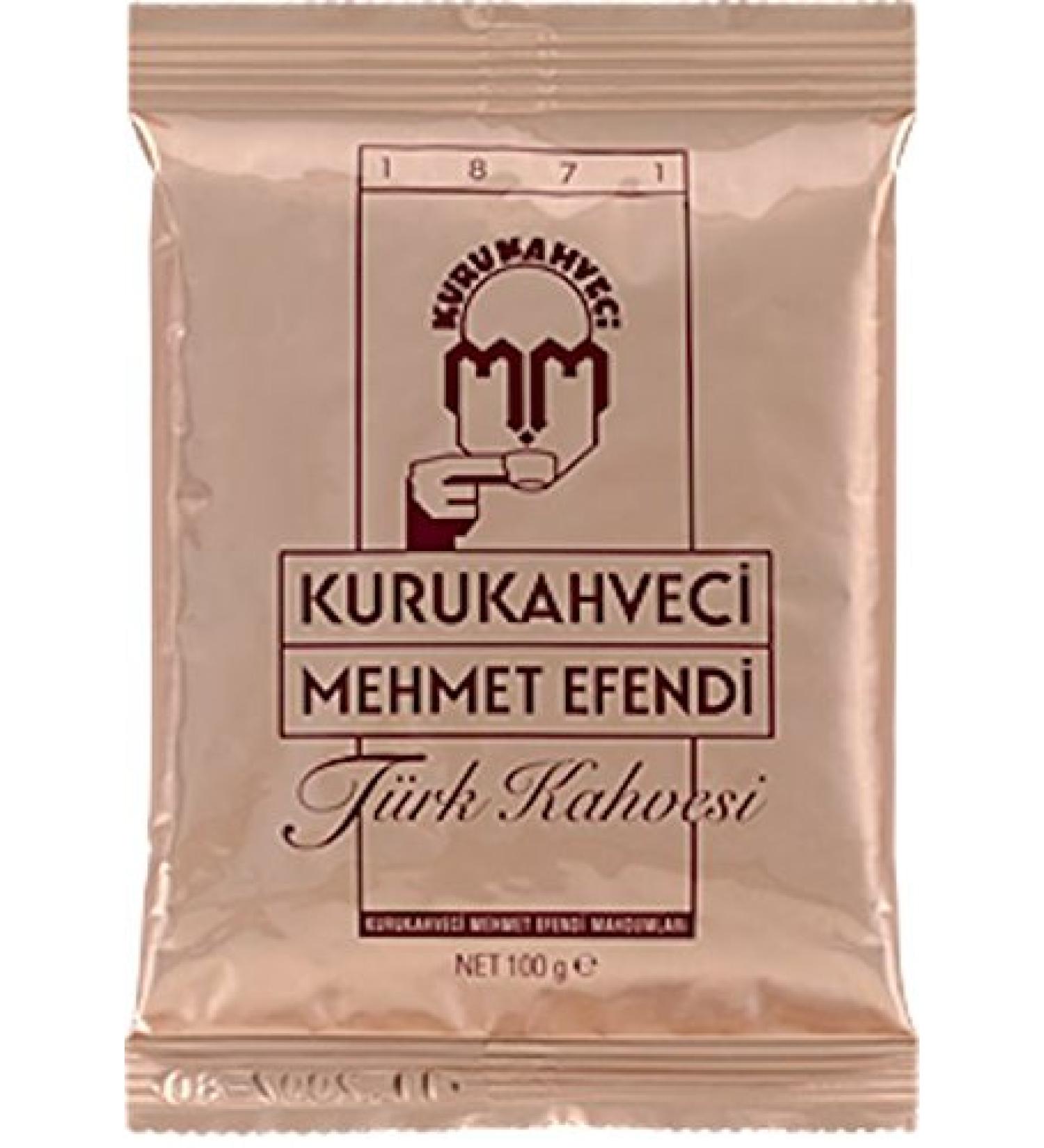 TURKISH ROASTED - GROUND COFFEE Turkish Coffee Kurukahveci Mehmet Efendi 2 X 100g - Buy Online on GoSupps.com