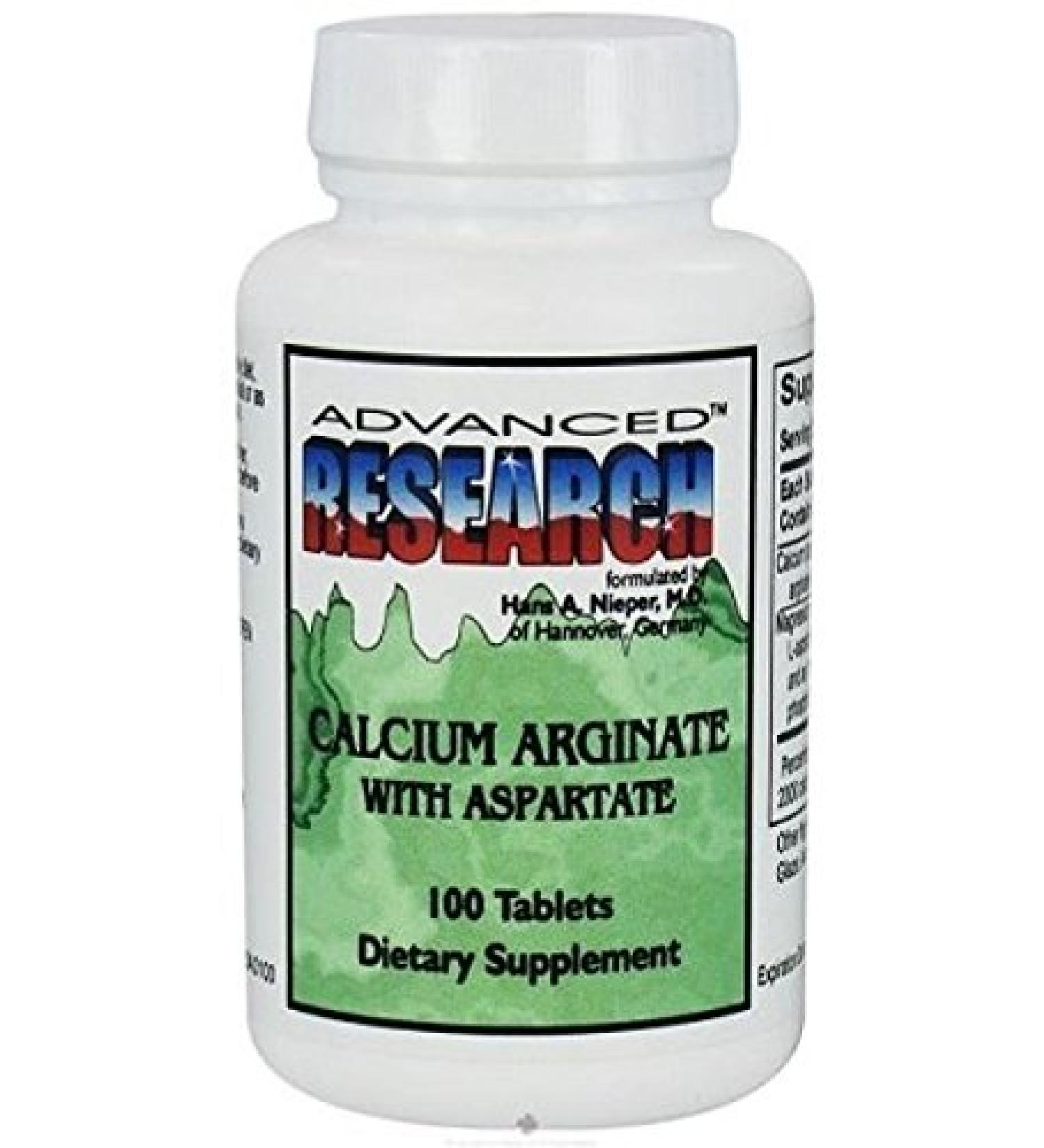 Advan CED Research NCI Calcium Arginate with Aspartate 100 Capsules