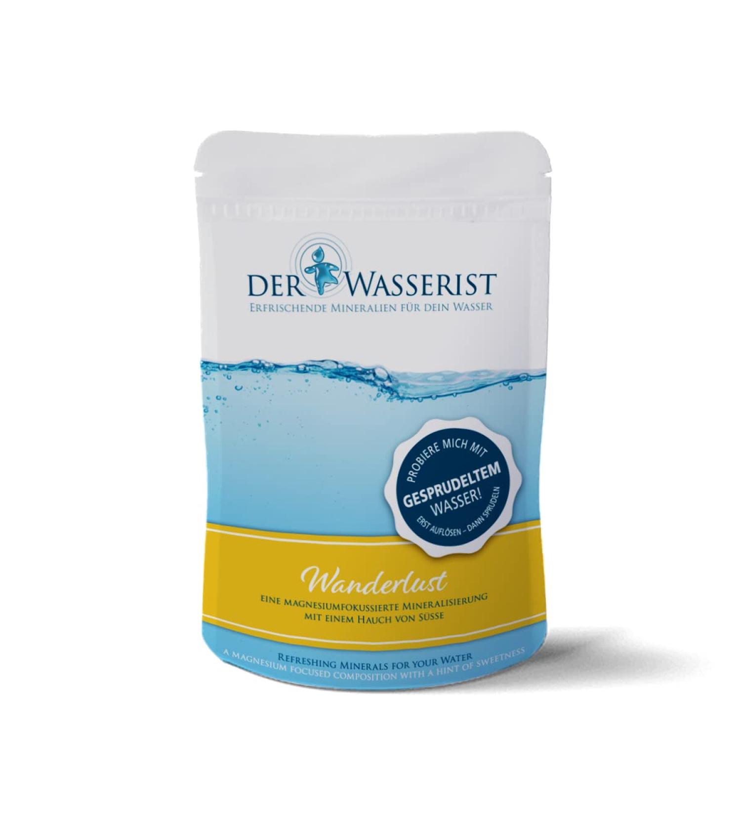 Buy The Waterist Mineral Powder for 68L Water - Sweet Magnesium Boost for Hiking | 100g Pack - Buy Online on GoSupps.com