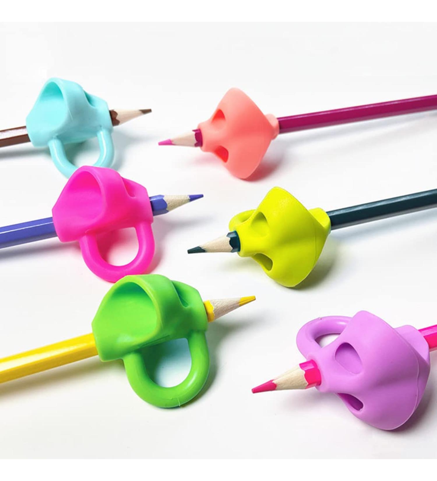 Writing Aids for Kids & Adults Silicone Grip Holders for Abbey Children | 6-Piece Set for Better Pen Control - Buy Online on GoSupps.com