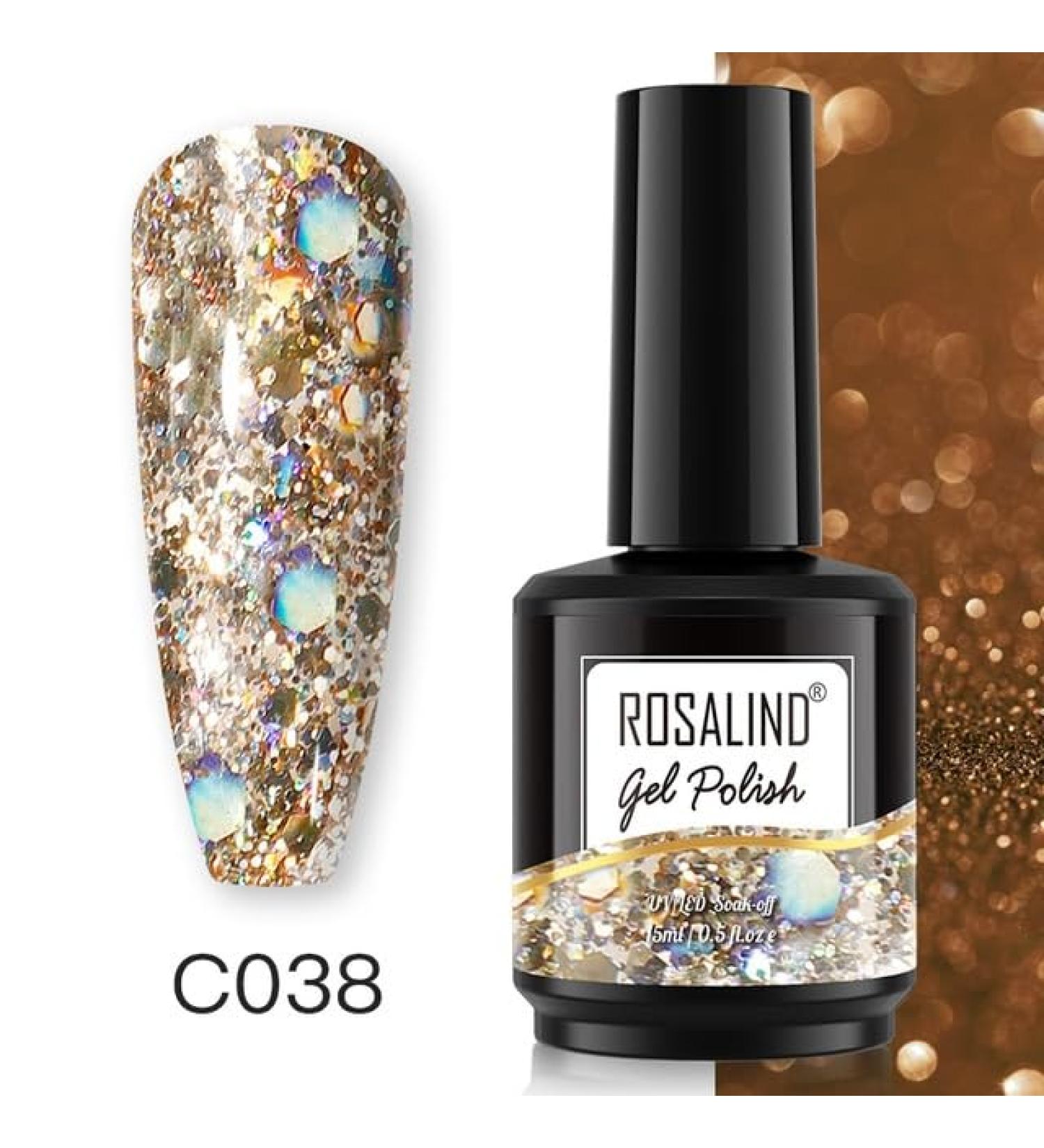 15ML Gel Polish Hybrid Varnishes Nail Manicure UV LED Gel Semi Permanent Nails Soak Off Gel Lacquer Base Top Coat - (Color: 15ml-SLH-C038) - Buy Online on GoSupps.com