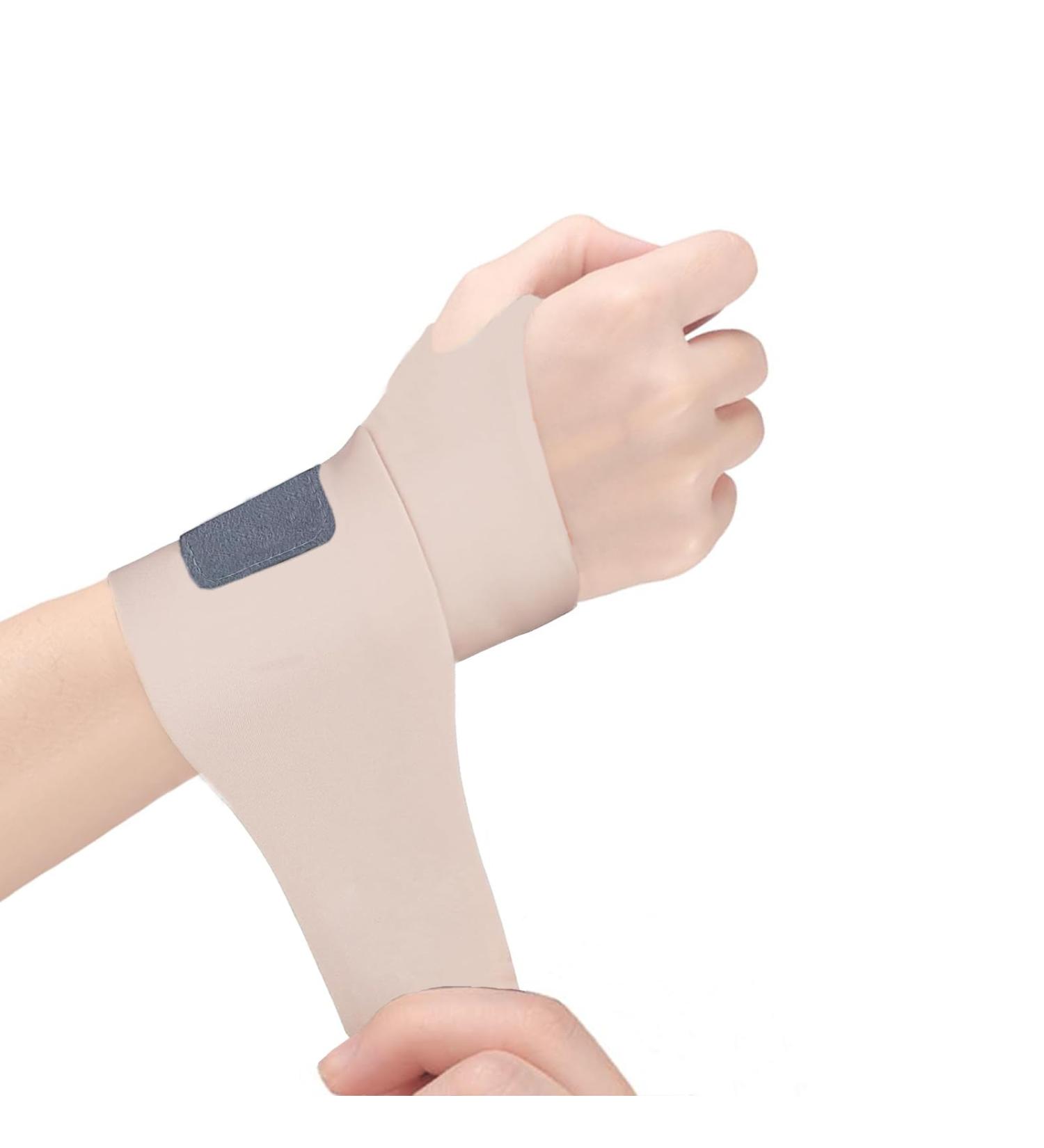 Wrist Brace for Sprained Wrist & Carpal Tunnel Relief | Elastic Compression Wrap for Pain & Arthritis Support - Buy Online on GoSupps.com