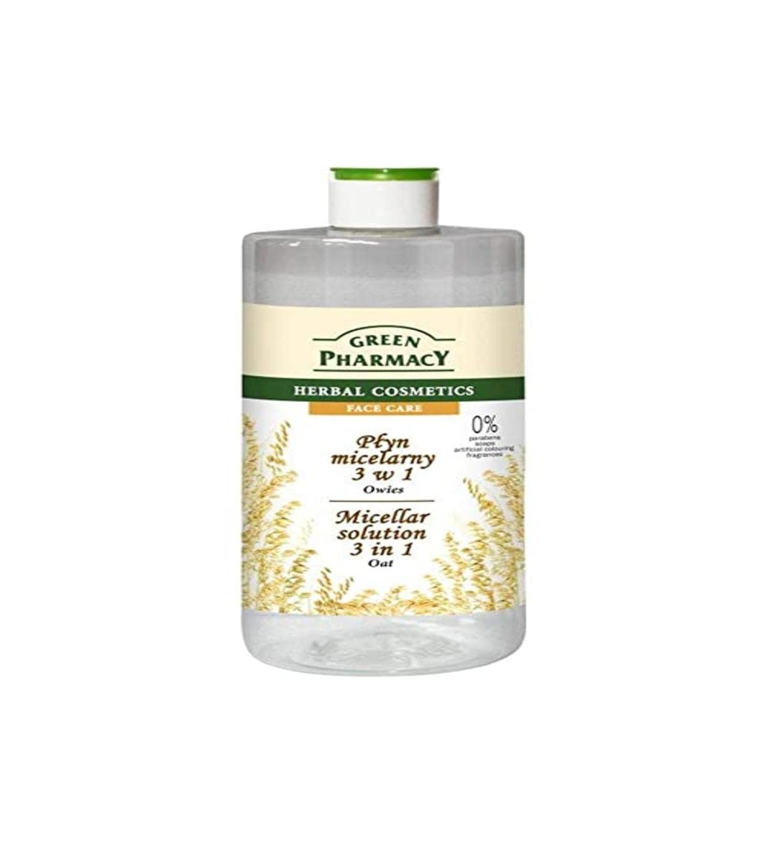 Green Pharmacy Micellar Solution 3-in-1 Micellar Oats 500 g