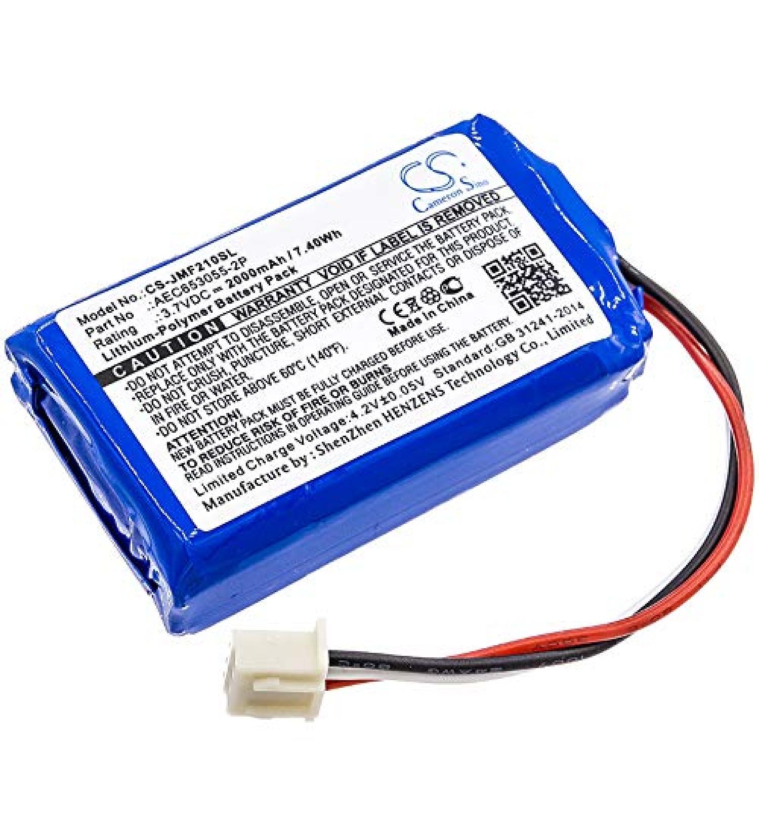 2000mAh Battery Replacement for Flip II & Flip 2 (2013) | AEC653055-2P (3.7V) - High Quality & Reliable Power Solution - Buy Online on GoSupps.com