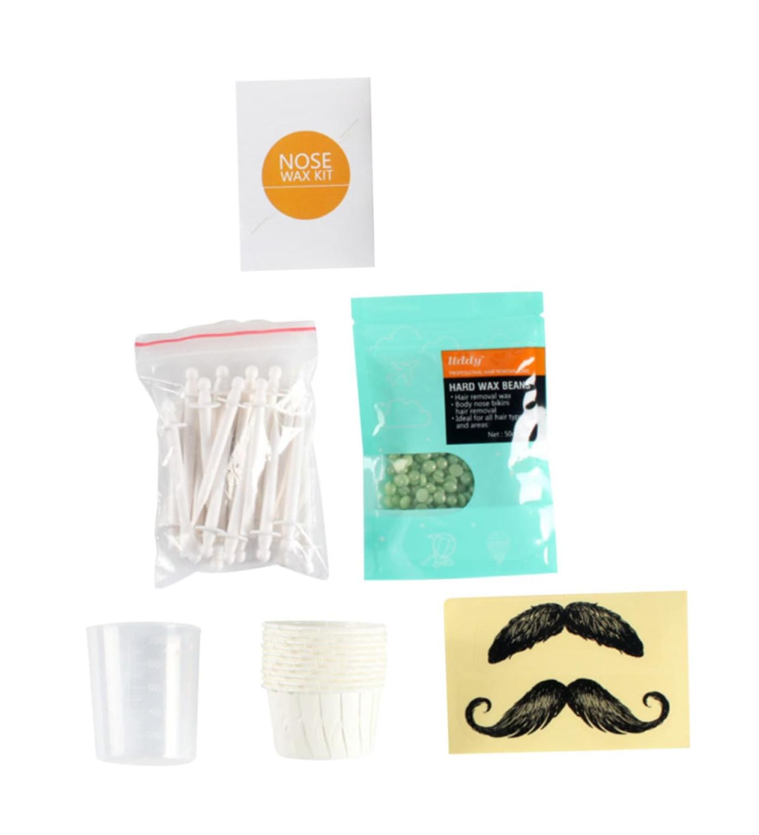 WOONEKY Nose Hair Removal Wax Set - Multipurpose Hair Removal Pen with Wax Beans - International Shipping Available - Buy Online on GoSupps.com