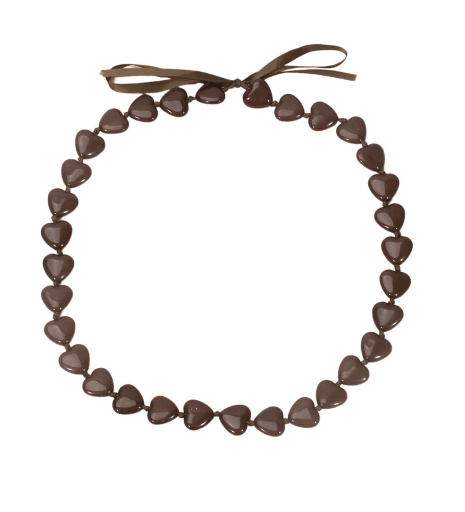 ORALGOS Unique Pearl-Closing Necklace | Brown Pearl Wreath & Leis for Special Ceremonies - Buy Online on GoSupps.com