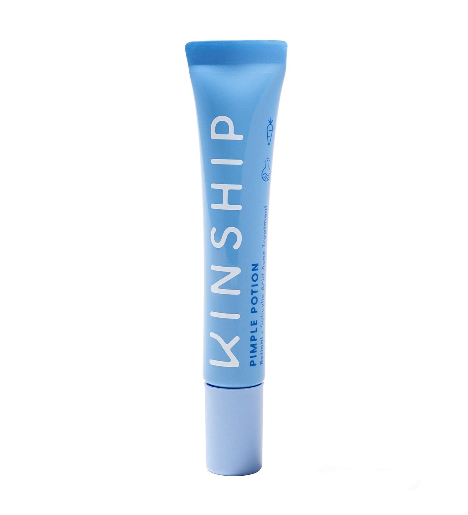 Kinship Pimple Potion | Retinal + Salicylic Acid Acne Treatment | Lightweight Spot Treatment | Vegan & Cruelty-Free | 0.53 oz - Buy Online on GoSupps.com