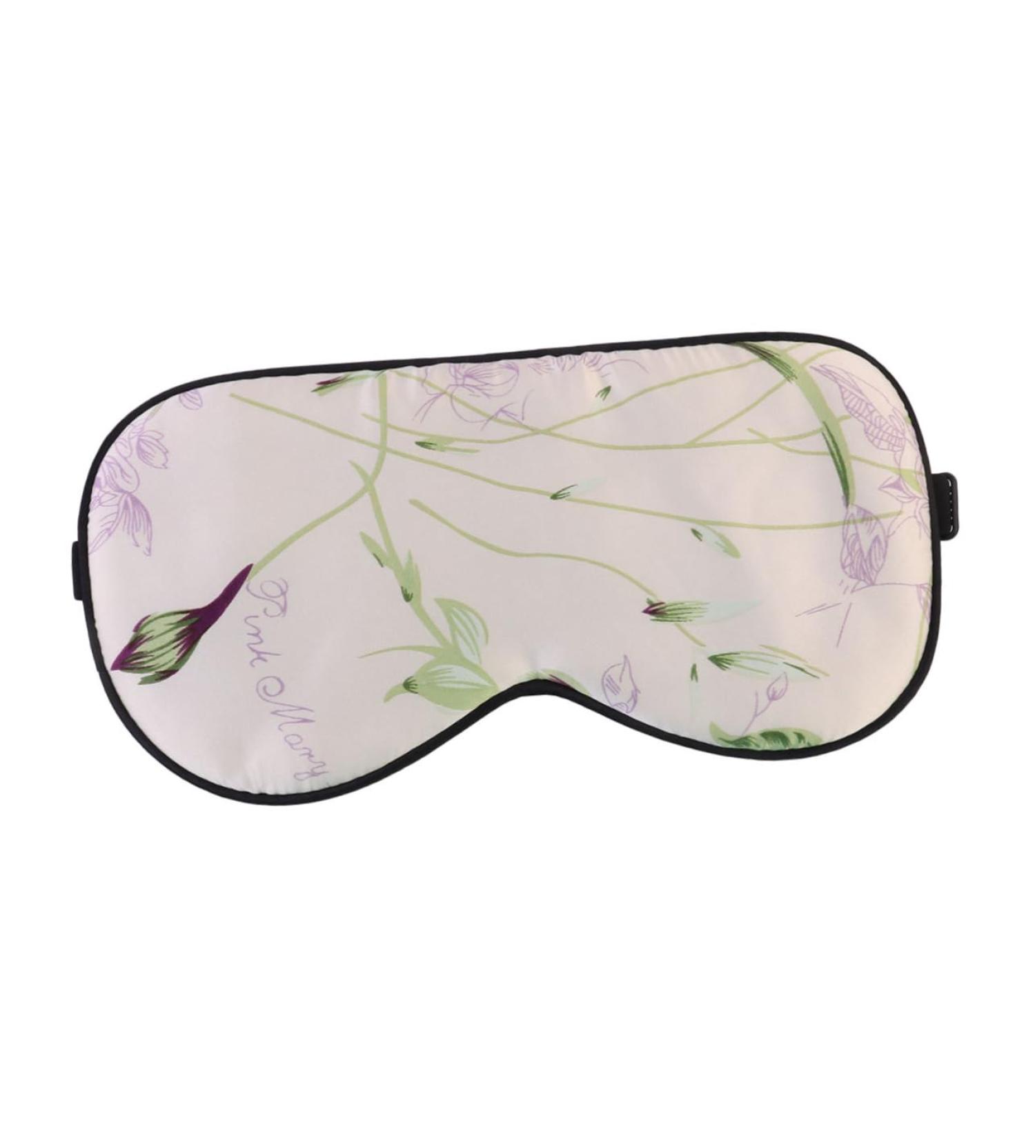 Buy Minkissy Silk Eye Mask - Luxurious Sleep Mask for Puffy Eyes Travel Blindfold & Floral Design | Perfect for Relaxation & Sleeping - Buy Online on GoSupps.com