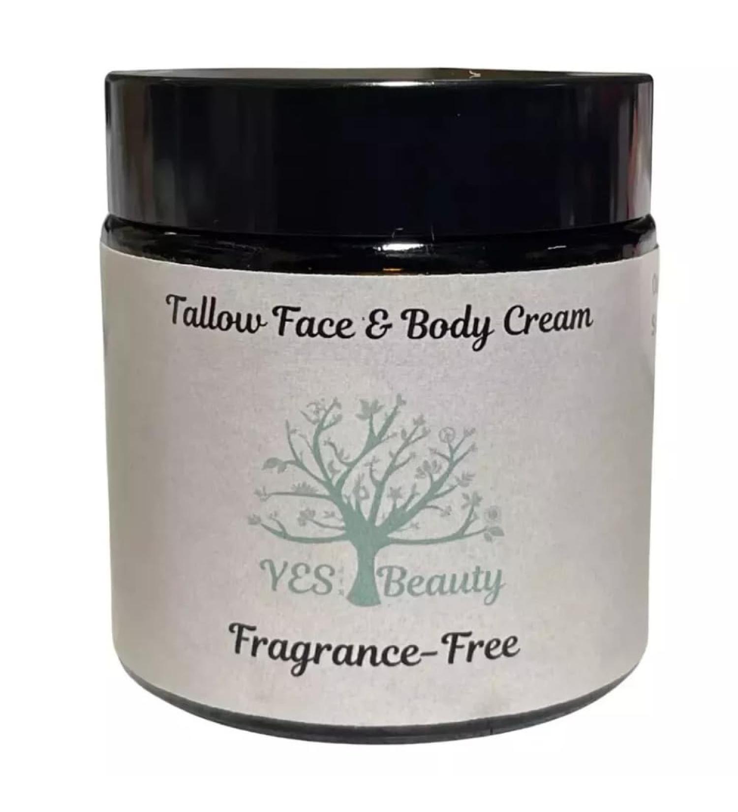 Just Tallow! Face & Body Cream - 100% Grass-Fed Beef | Pure Gentle Nourishing - 4 oz.