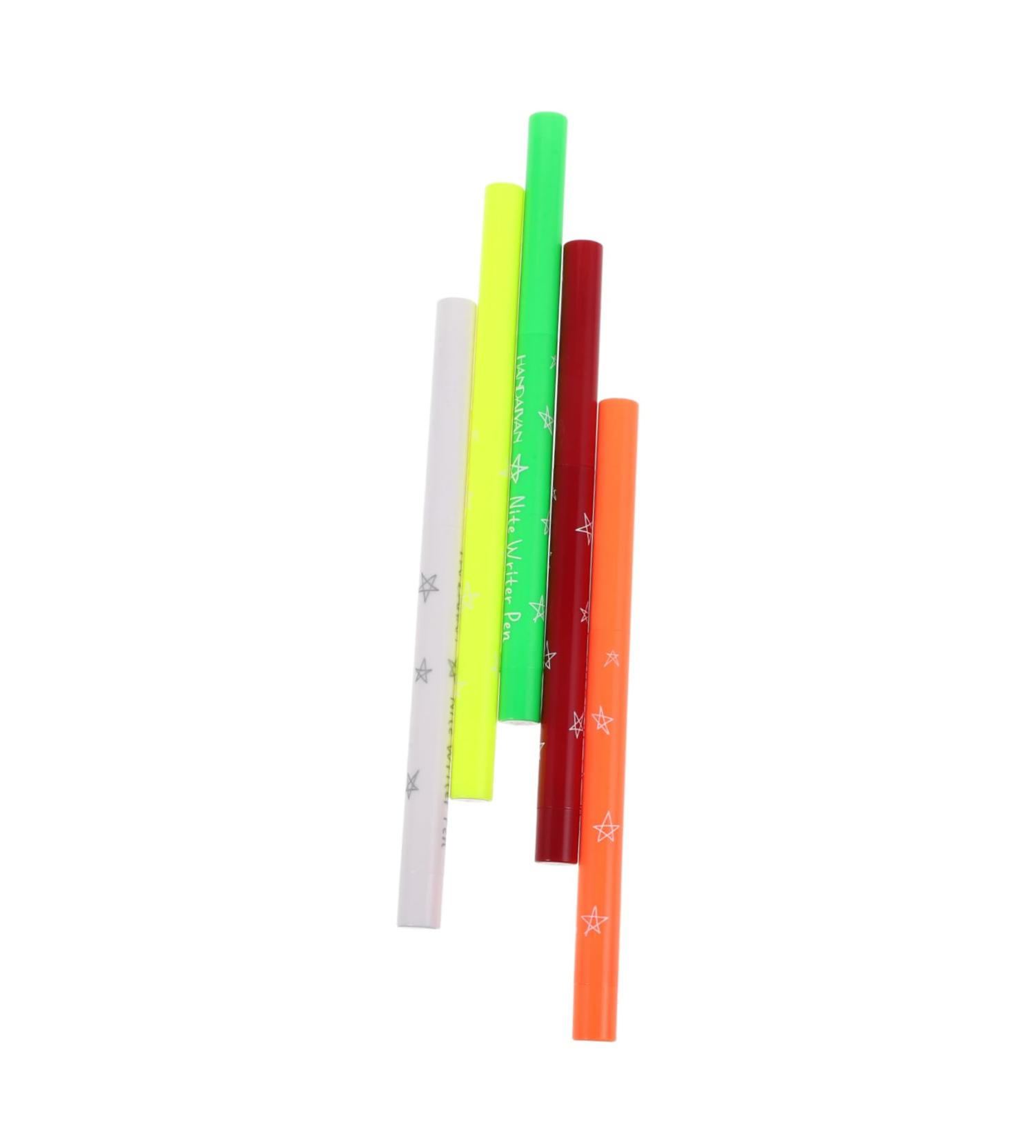 DRESSOOS 5pcs Halloween Paint Pen Fluorescence Eyeliner Eye Liner Fluorescence Liner Eyeliner Pencil Plastic - Buy Online on GoSupps.com