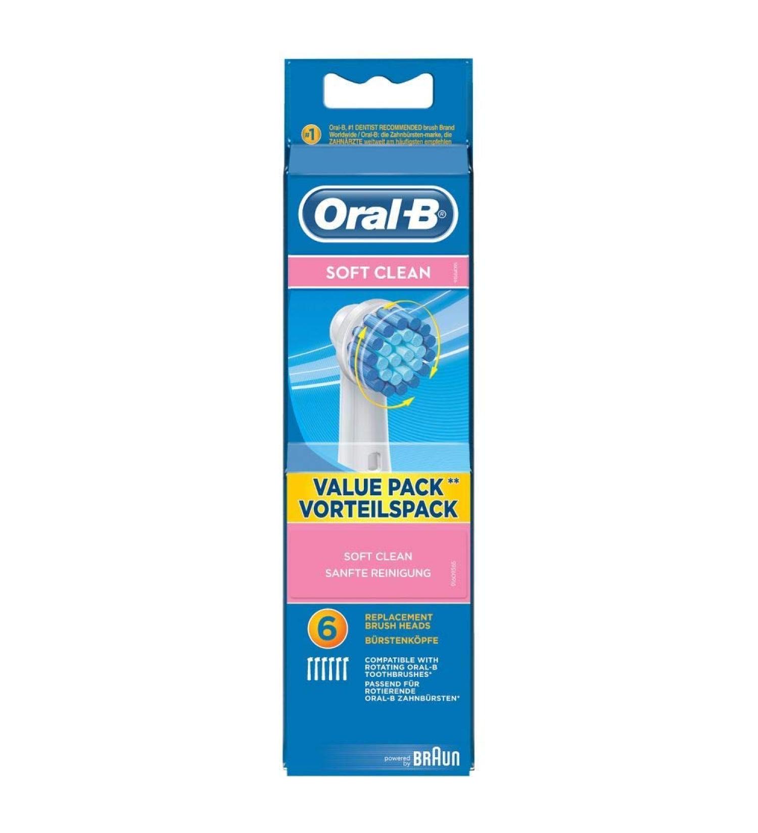Oral-B Sensitive Clean EBS17-6/6 Replacement Brush Heads